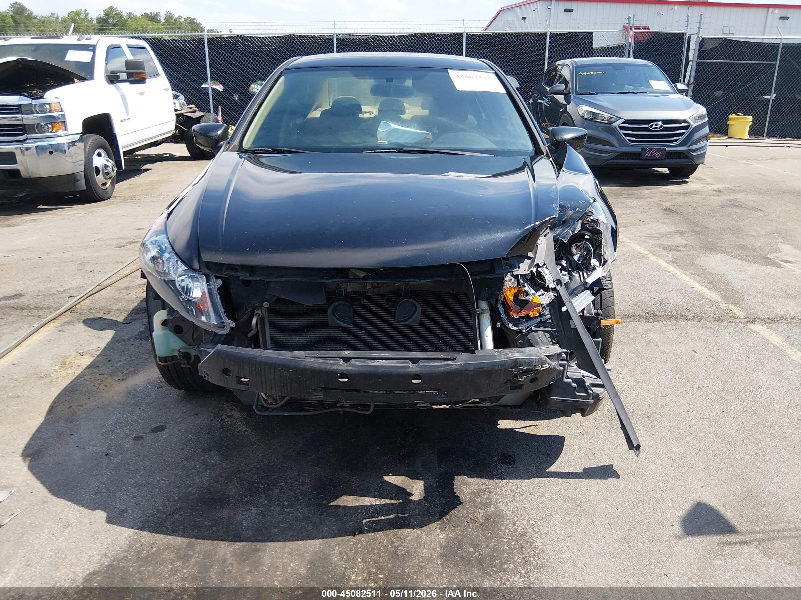 2011 Honda Accord 2.4 Lx Black vin: 1HGCP2F31BA094183