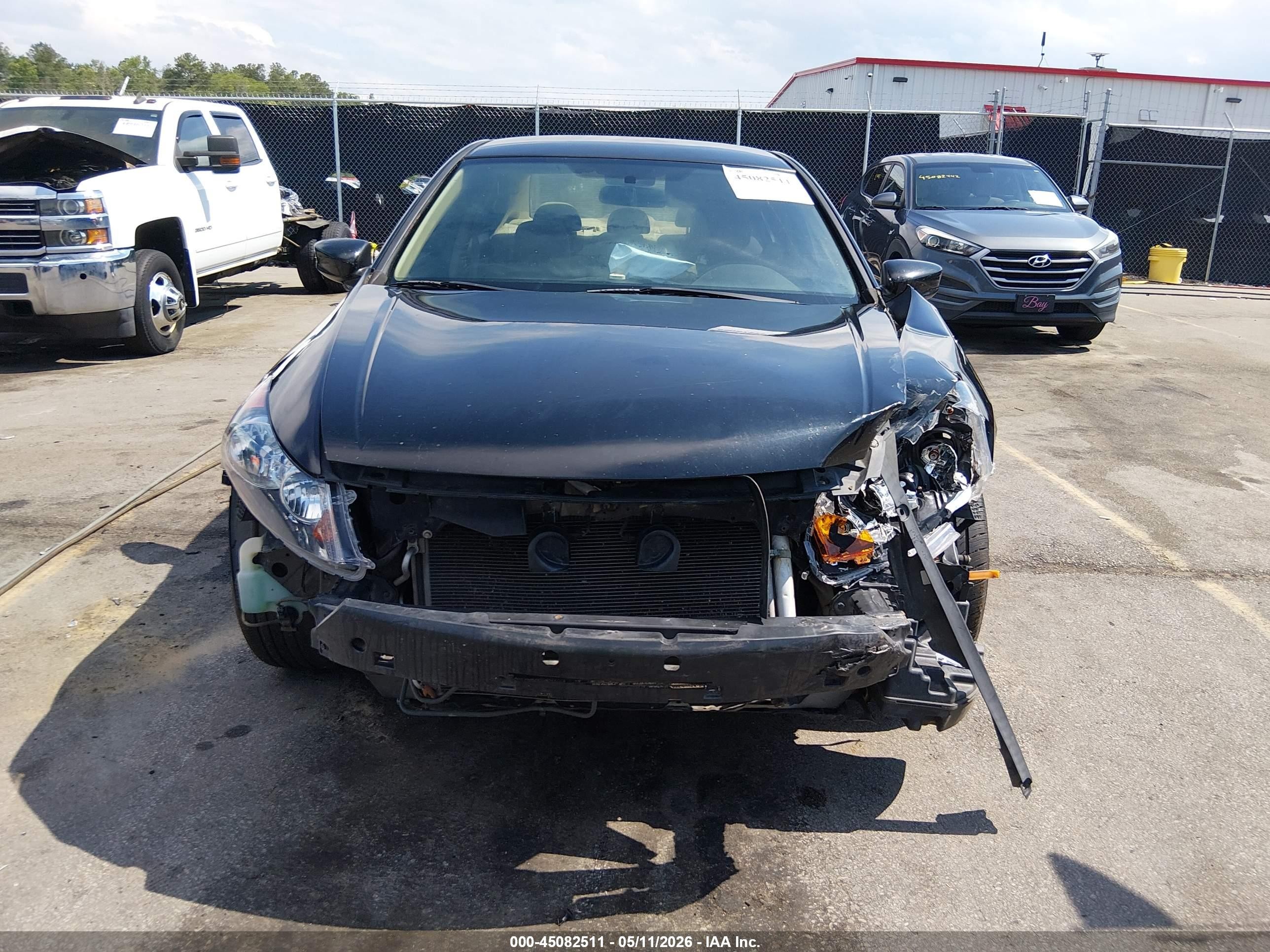 2011 Honda Accord 2.4 Lx Black vin: 1HGCP2F31BA094183