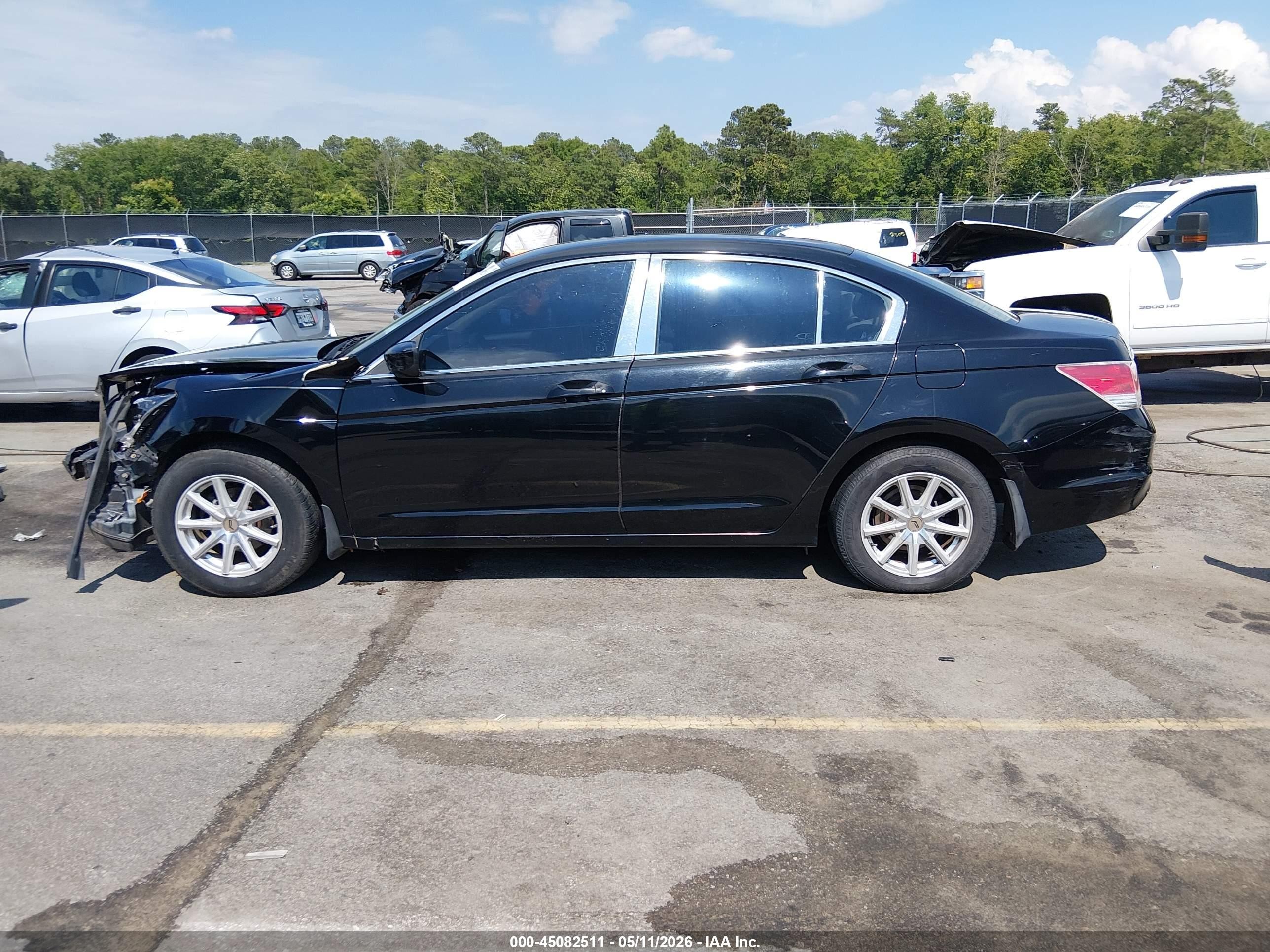 2011 Honda Accord 2.4 Lx Black vin: 1HGCP2F31BA094183