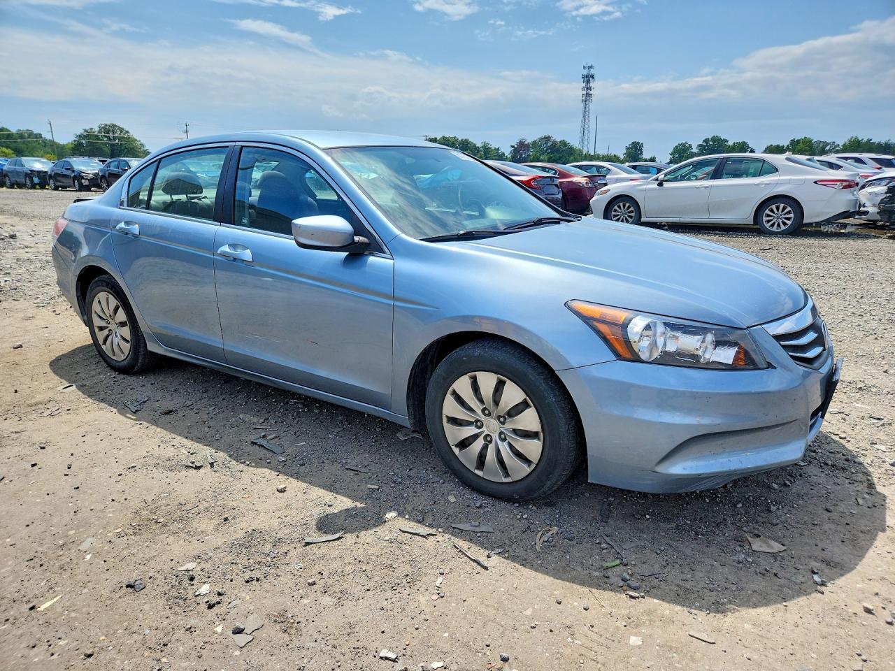 2011 Honda Accord Lx Синий vin: 1HGCP2F31BA096760