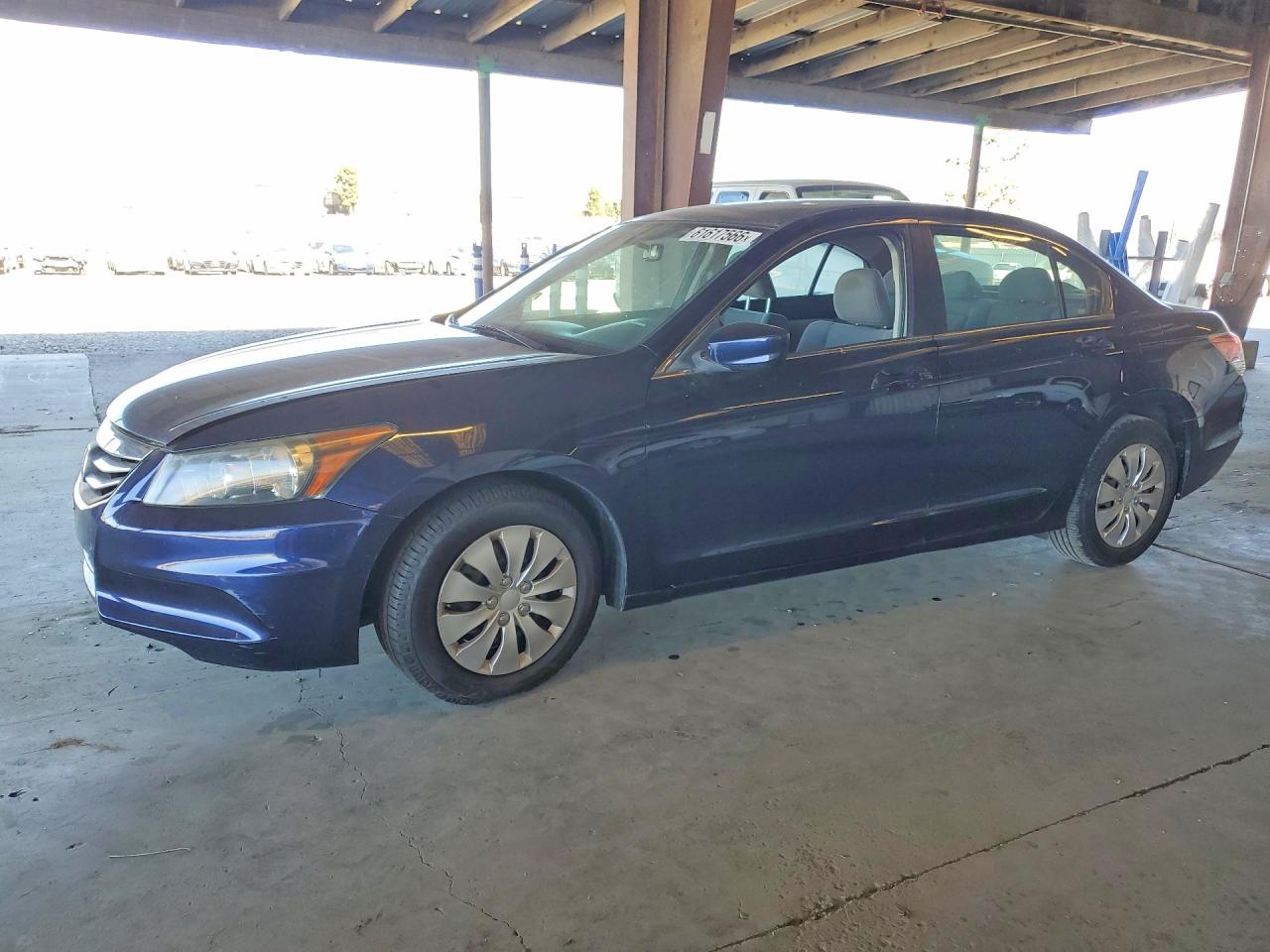 2011 Honda Accord Lx Blue vin: 1HGCP2F31BA118773