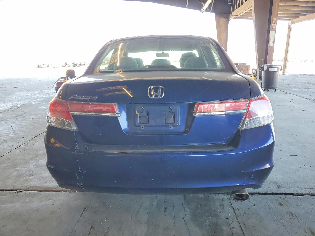 2011 Honda Accord Lx Blue vin: 1HGCP2F31BA118773