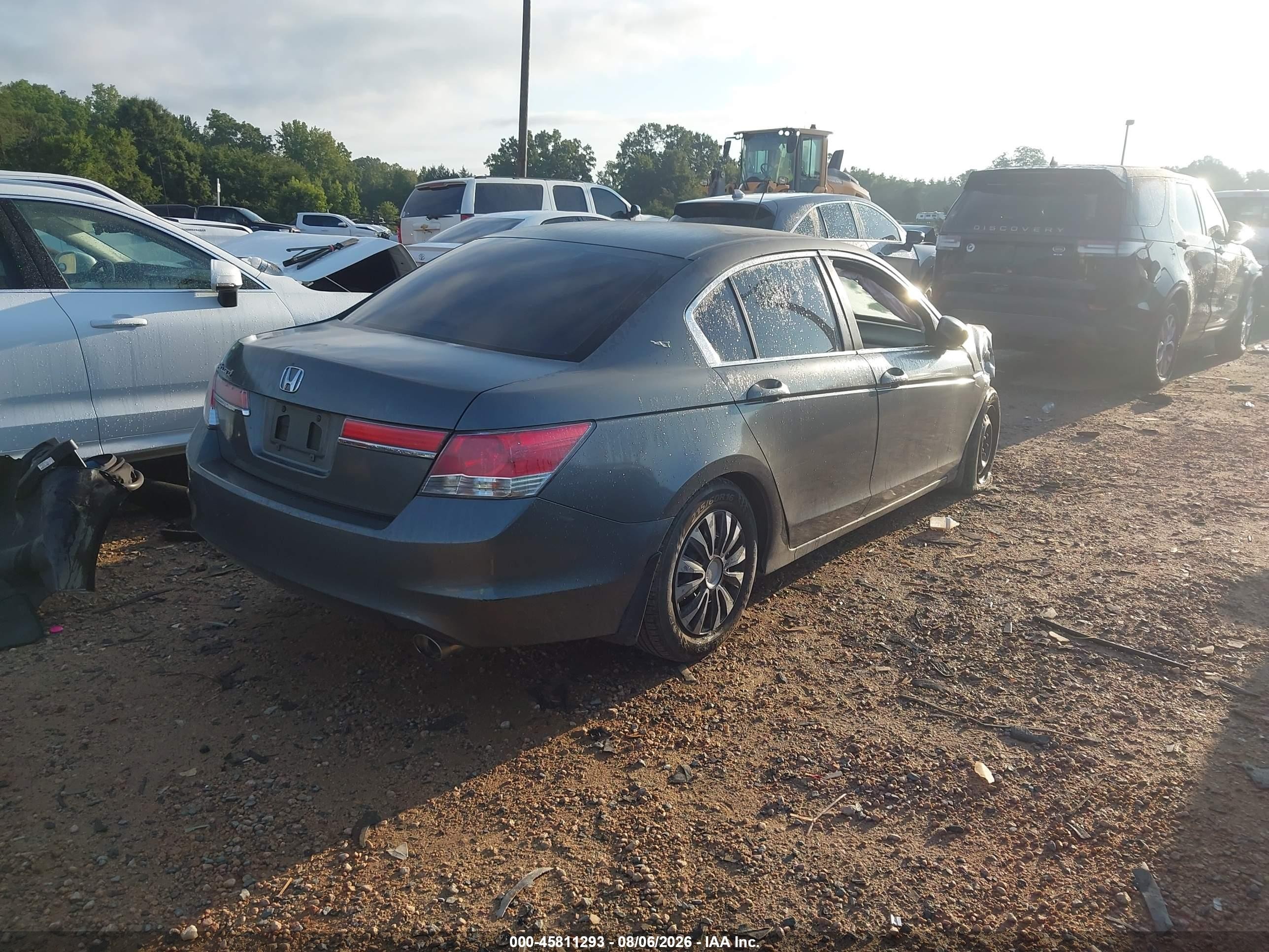 2011 Honda Accord 2.4 Lx Gray vin: 1HGCP2F31BA125044