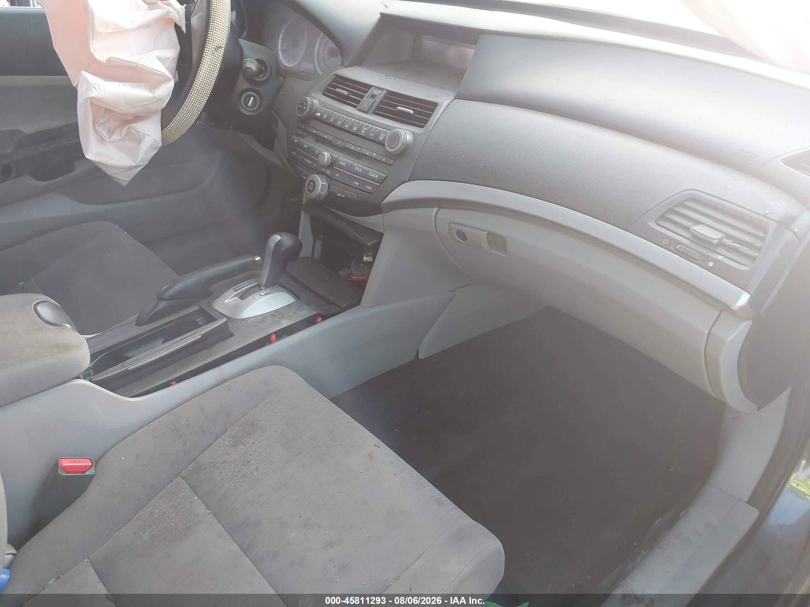 2011 Honda Accord 2.4 Lx Gray vin: 1HGCP2F31BA125044
