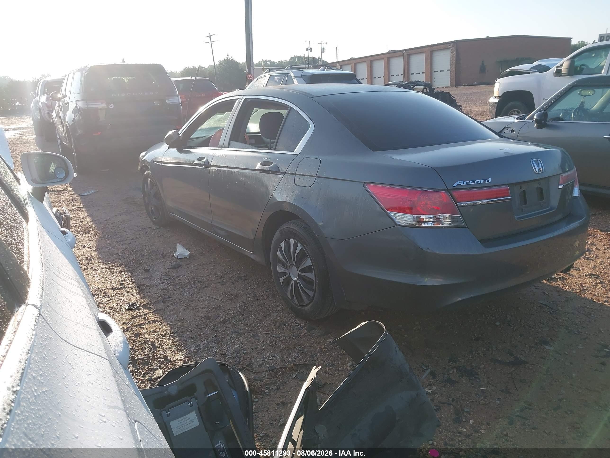 2011 Honda Accord 2.4 Lx Gray vin: 1HGCP2F31BA125044