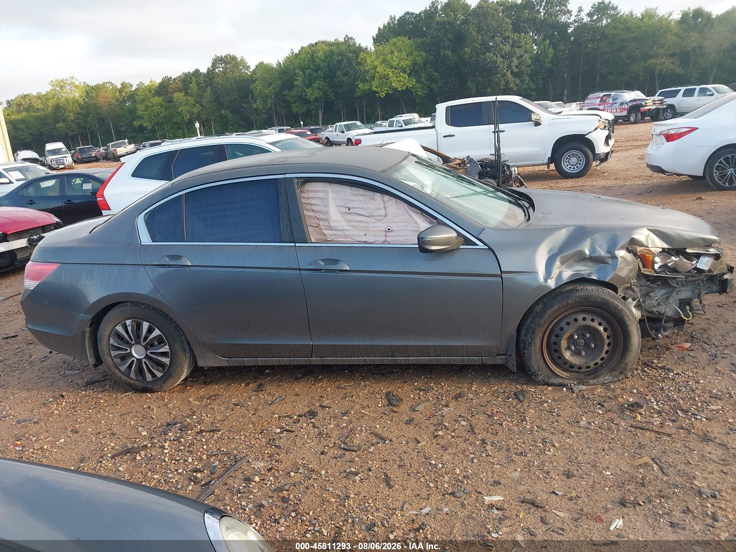 2011 Honda Accord 2.4 Lx Gray vin: 1HGCP2F31BA125044