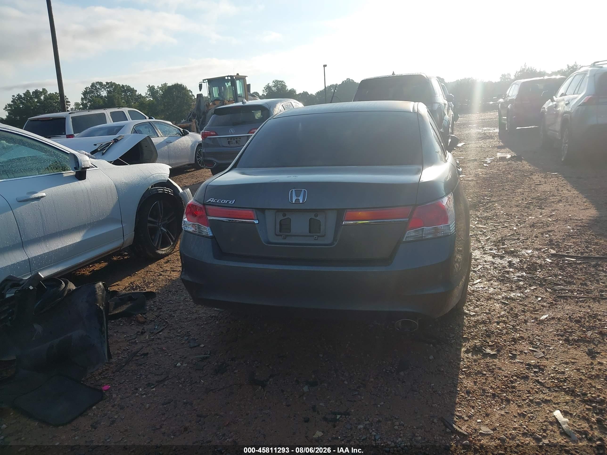 2011 Honda Accord 2.4 Lx Gray vin: 1HGCP2F31BA125044