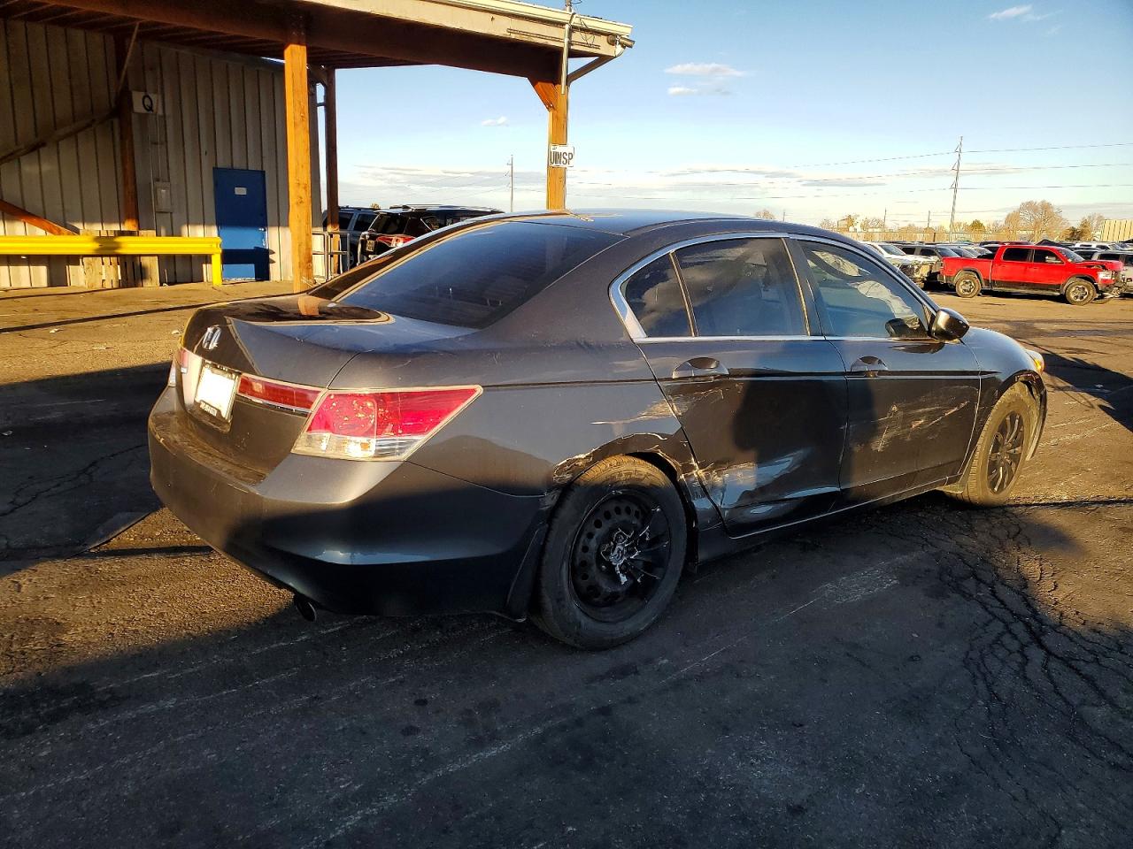 2011 Honda Accord Lx Gray vin: 1HGCP2F31BA125173