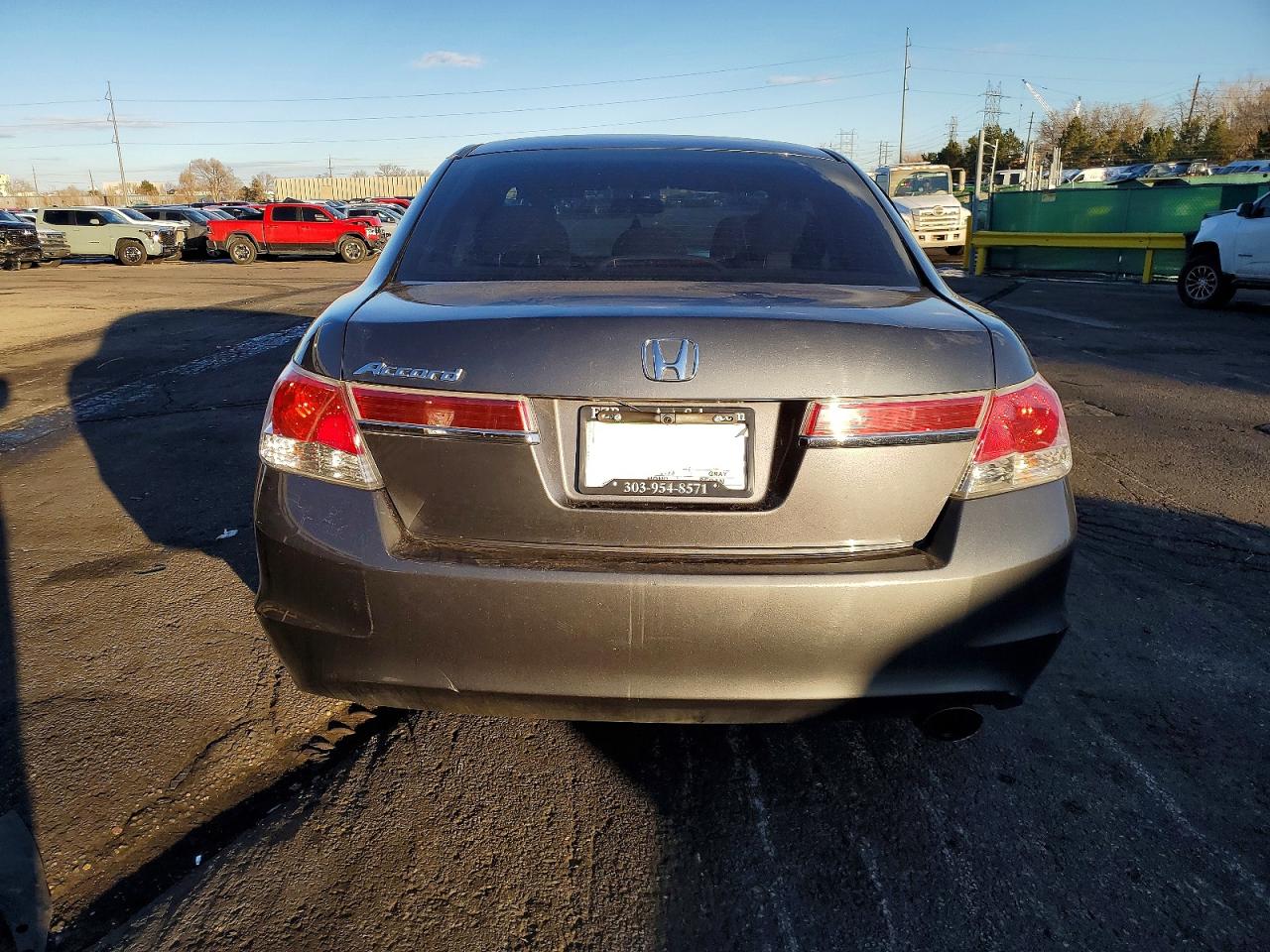 2011 Honda Accord Lx Gray vin: 1HGCP2F31BA125173