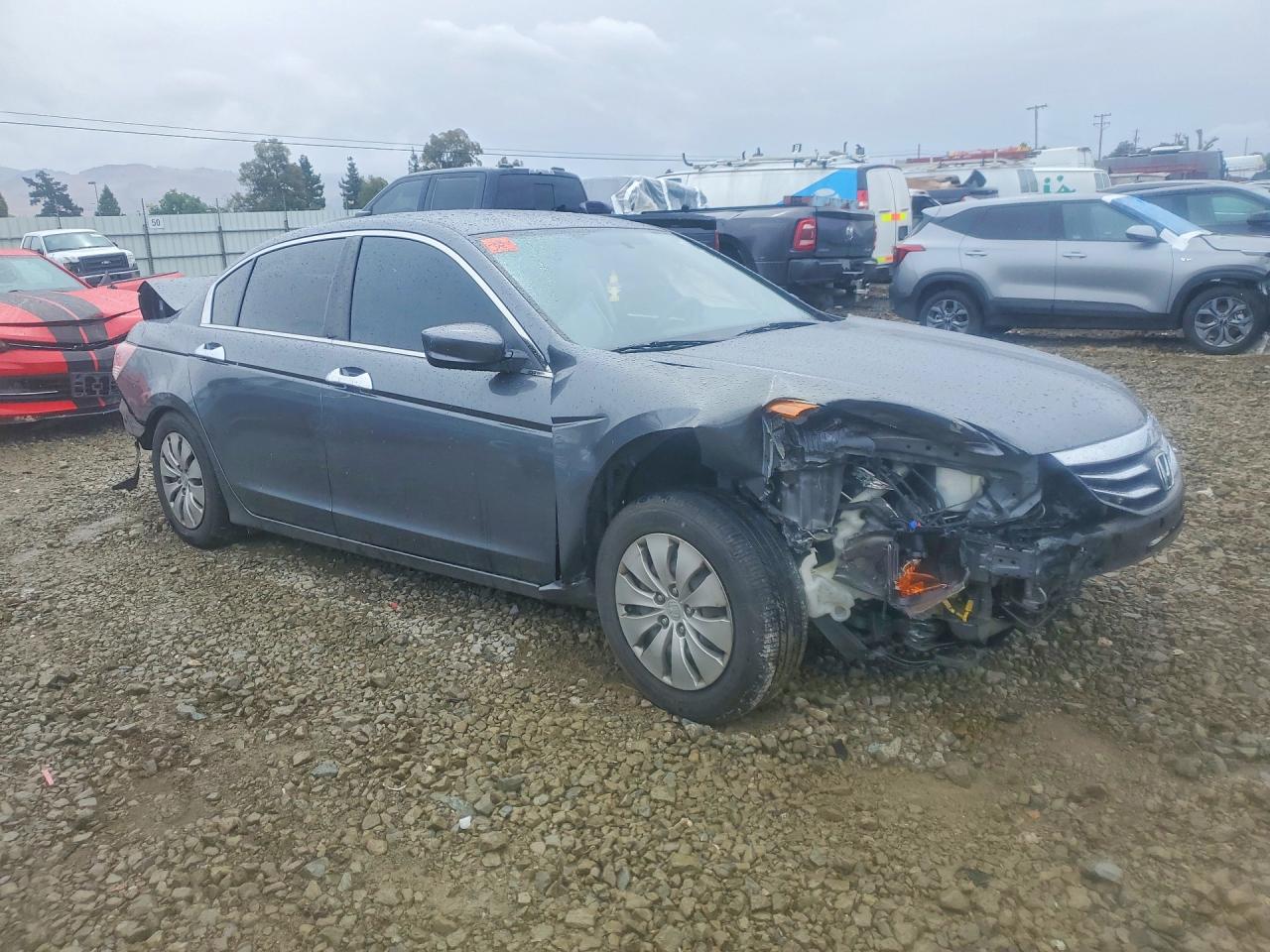 2011 Honda Accord Lx Gray vin: 1HGCP2F31BA130776