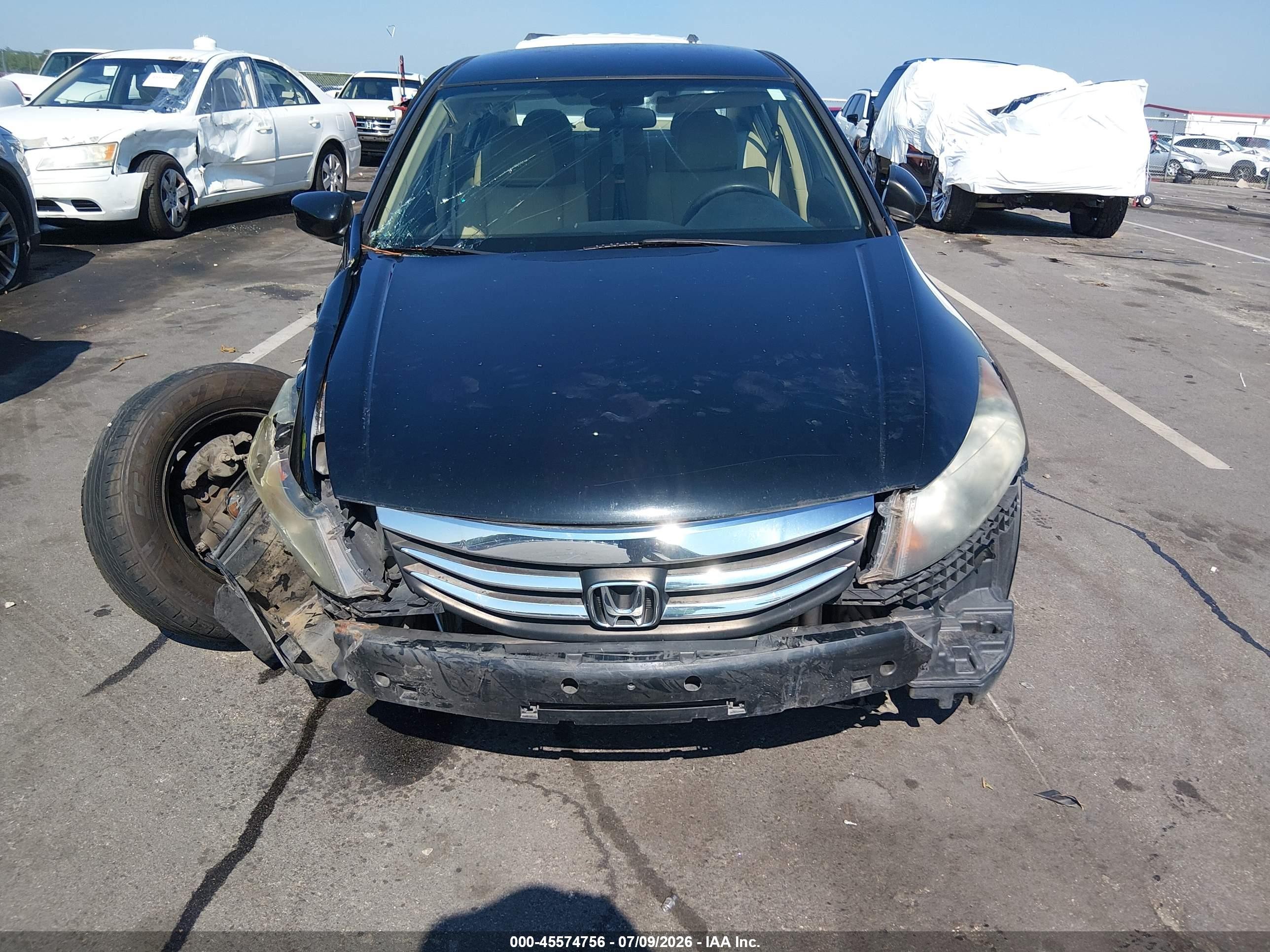2011 Honda Accord 2.4 Lx Black vin: 1HGCP2F31BA139316