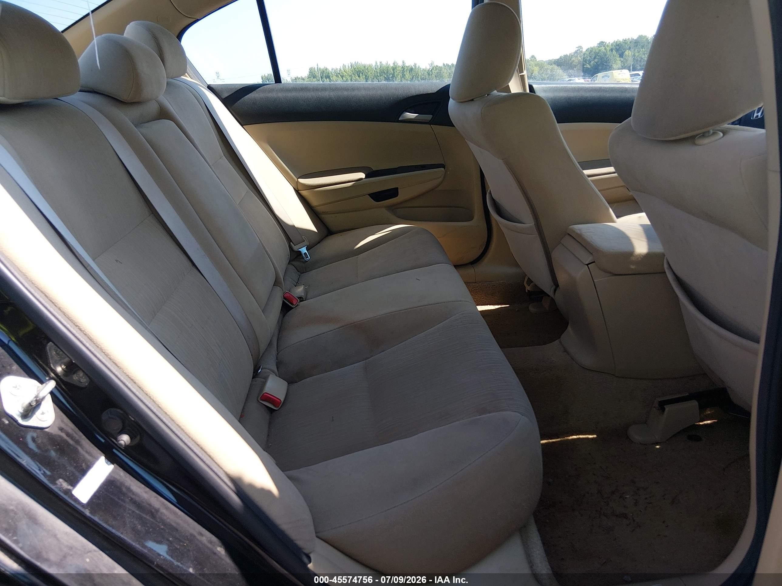 2011 Honda Accord 2.4 Lx Black vin: 1HGCP2F31BA139316