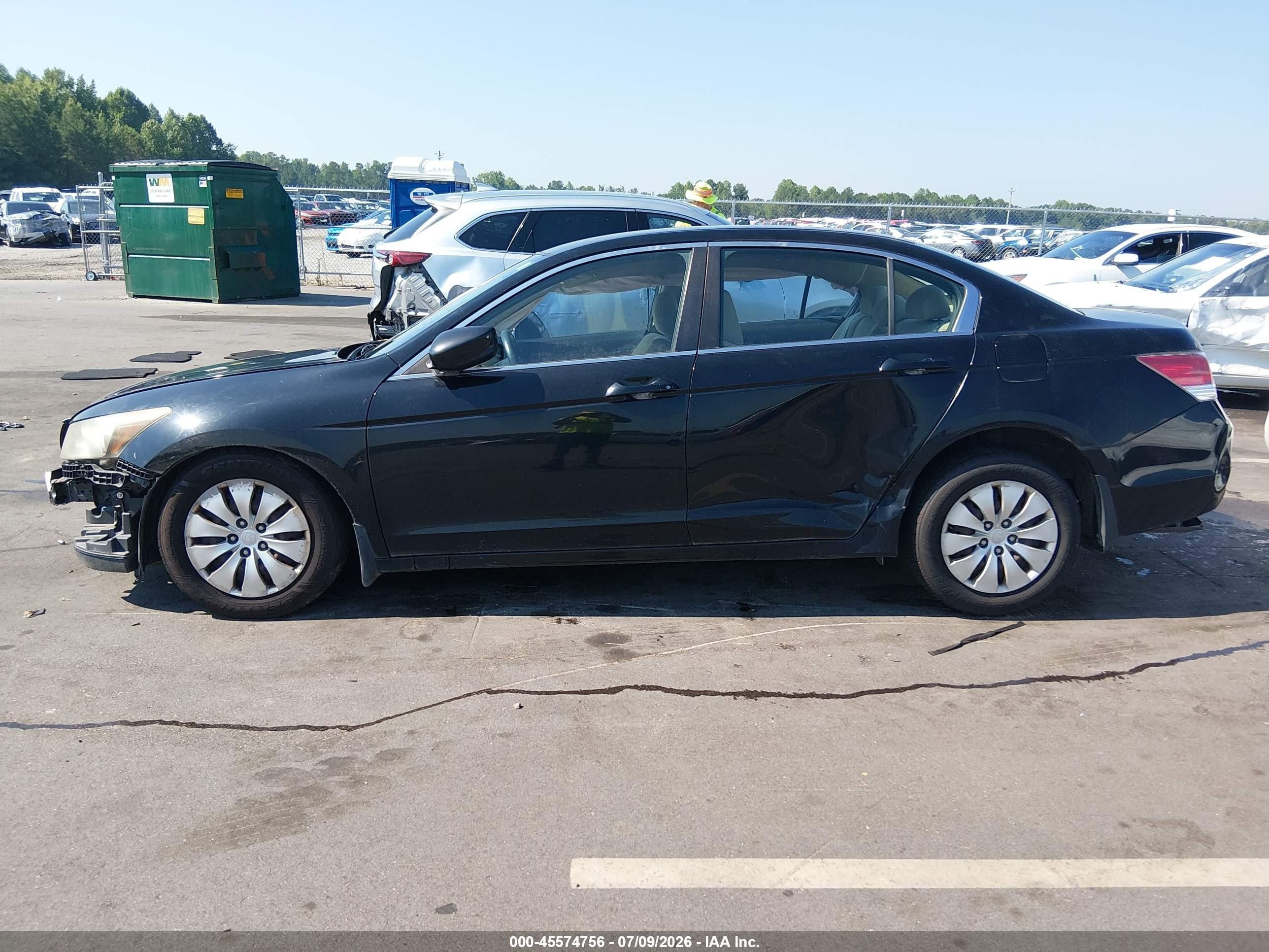 2011 Honda Accord 2.4 Lx Black vin: 1HGCP2F31BA139316