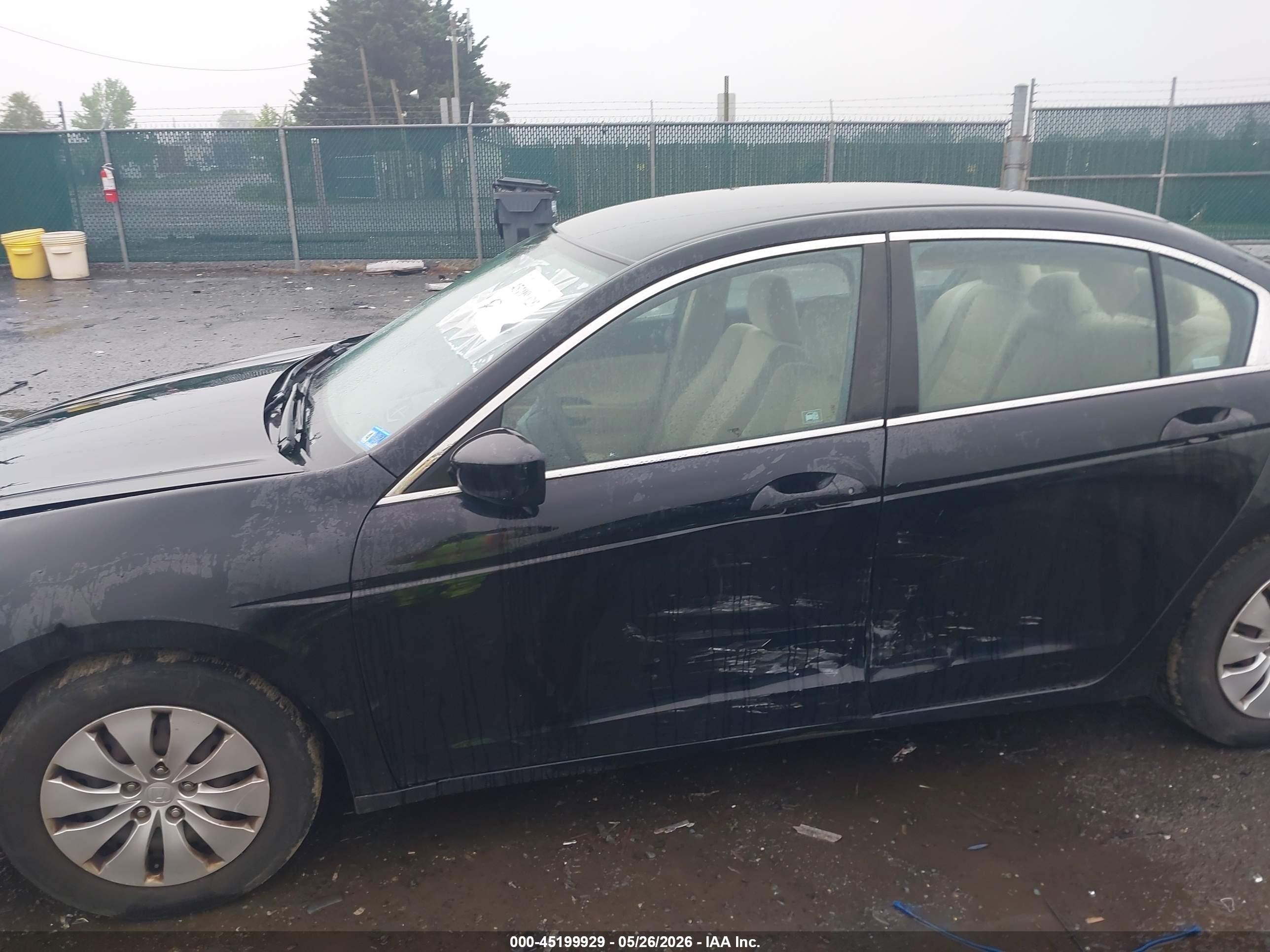 2011 Honda Accord 2.4 Lx Black vin: 1HGCP2F31BA156018