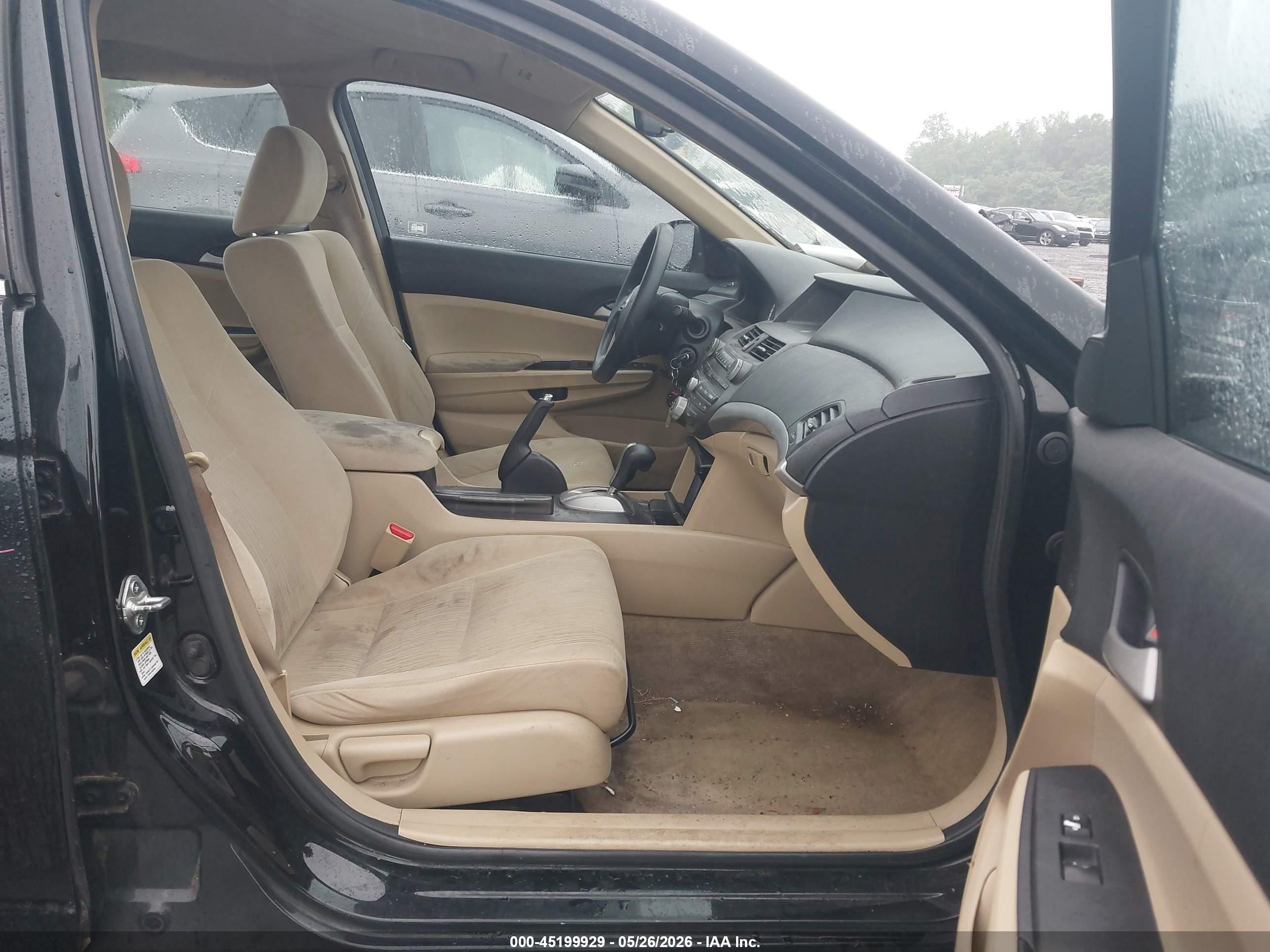 2011 Honda Accord 2.4 Lx Black vin: 1HGCP2F31BA156018