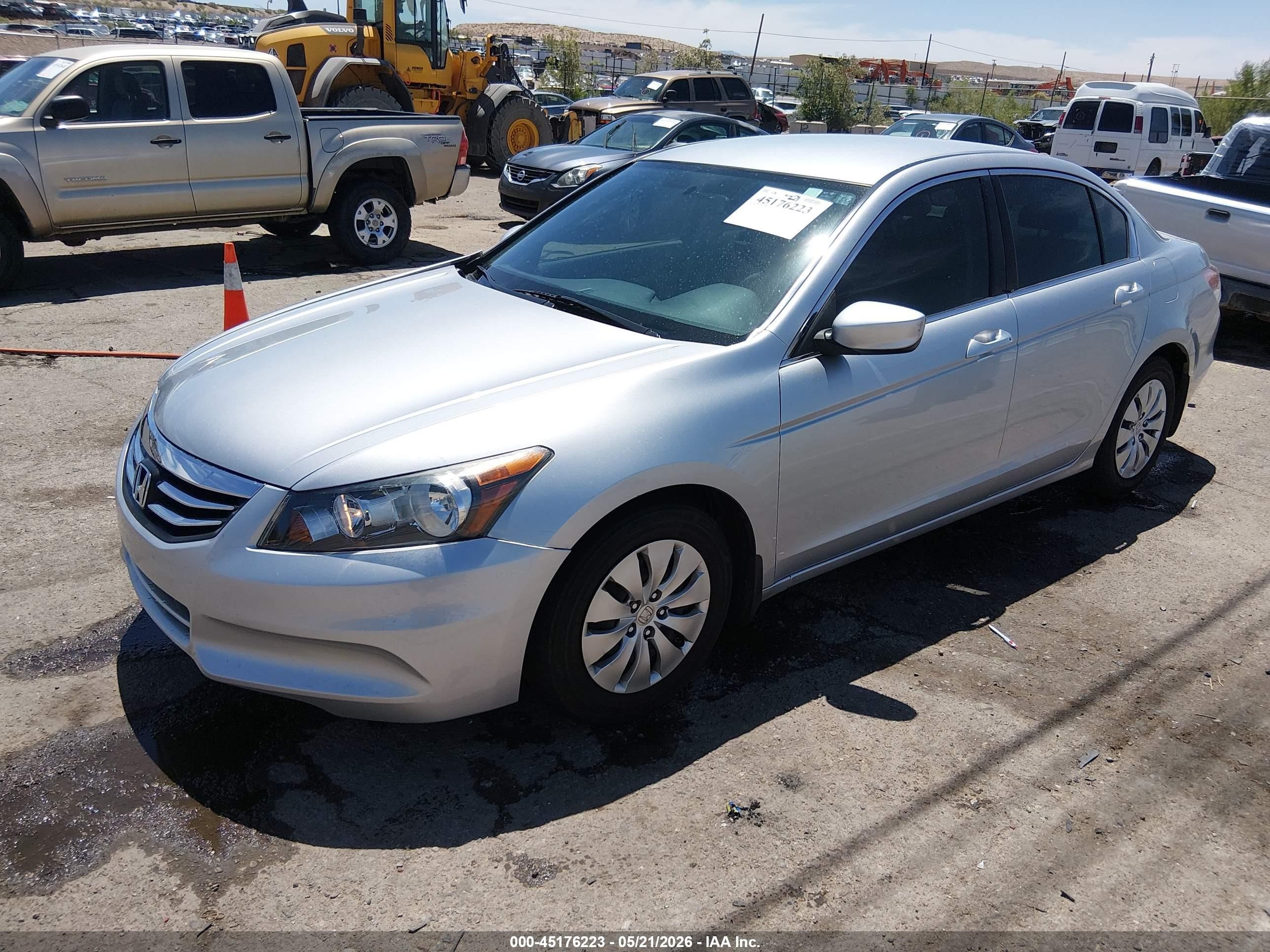 2011 Honda Accord 2.4 Lx Silver vin: 1HGCP2F31BA156133