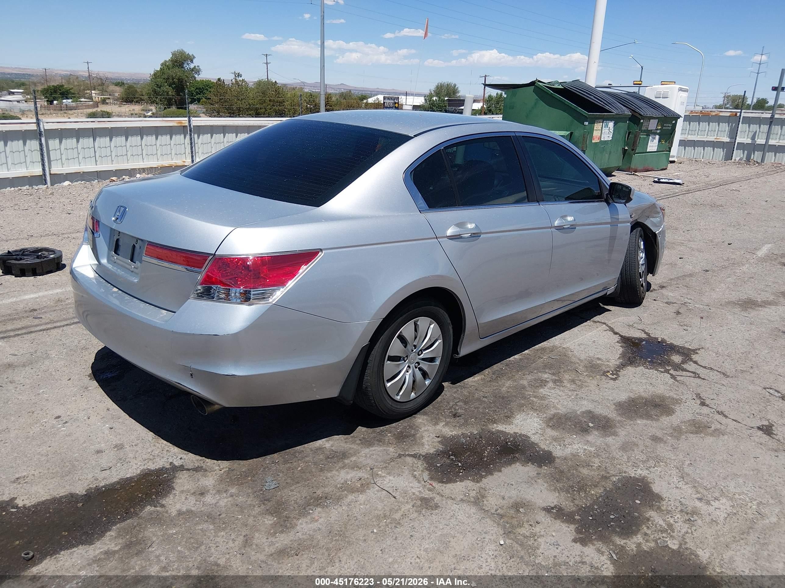 2011 Honda Accord 2.4 Lx Silver vin: 1HGCP2F31BA156133