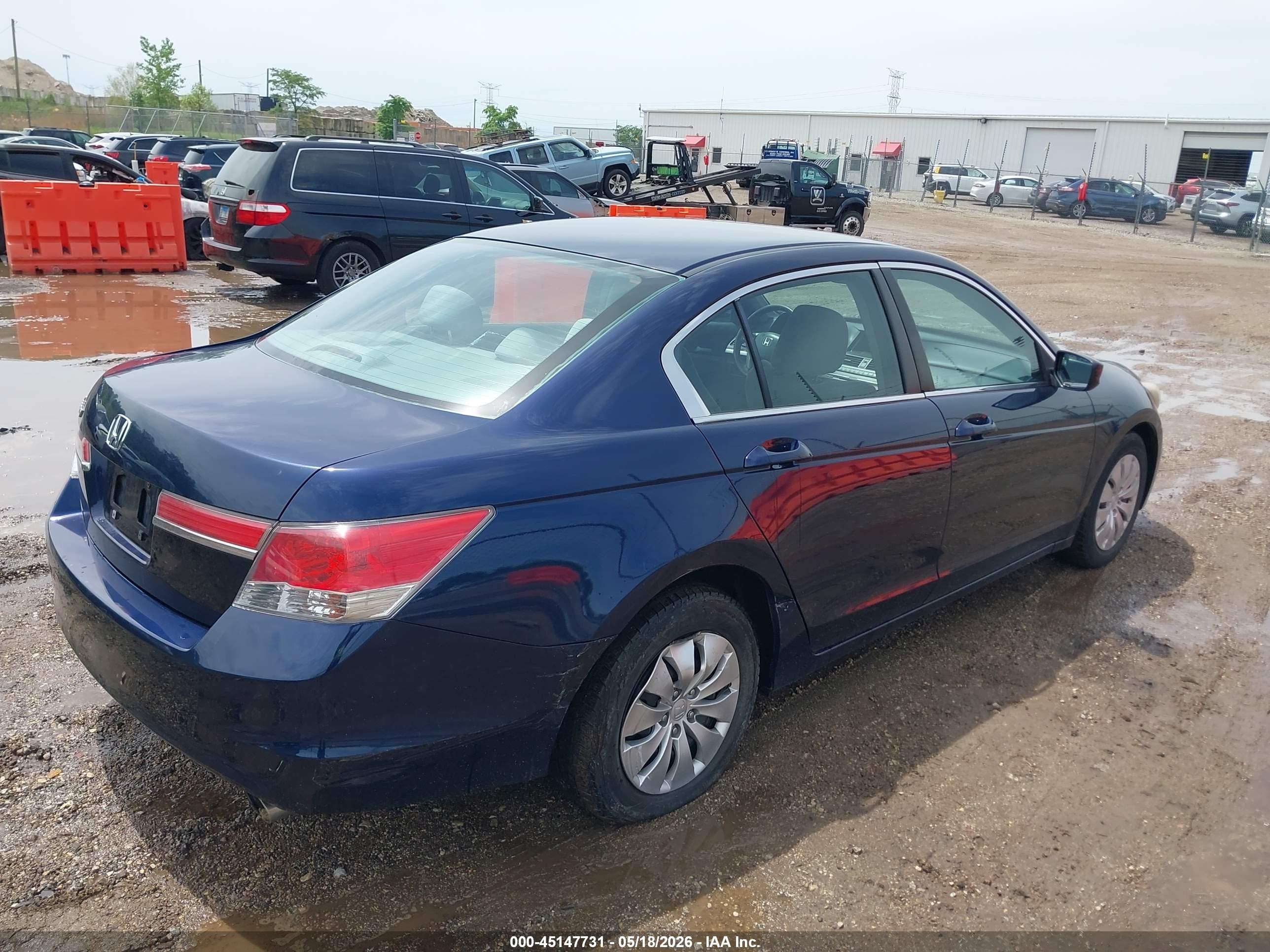 2012 Honda Accord 2.4 Lx Dark Blue vin: 1HGCP2F31CA007755