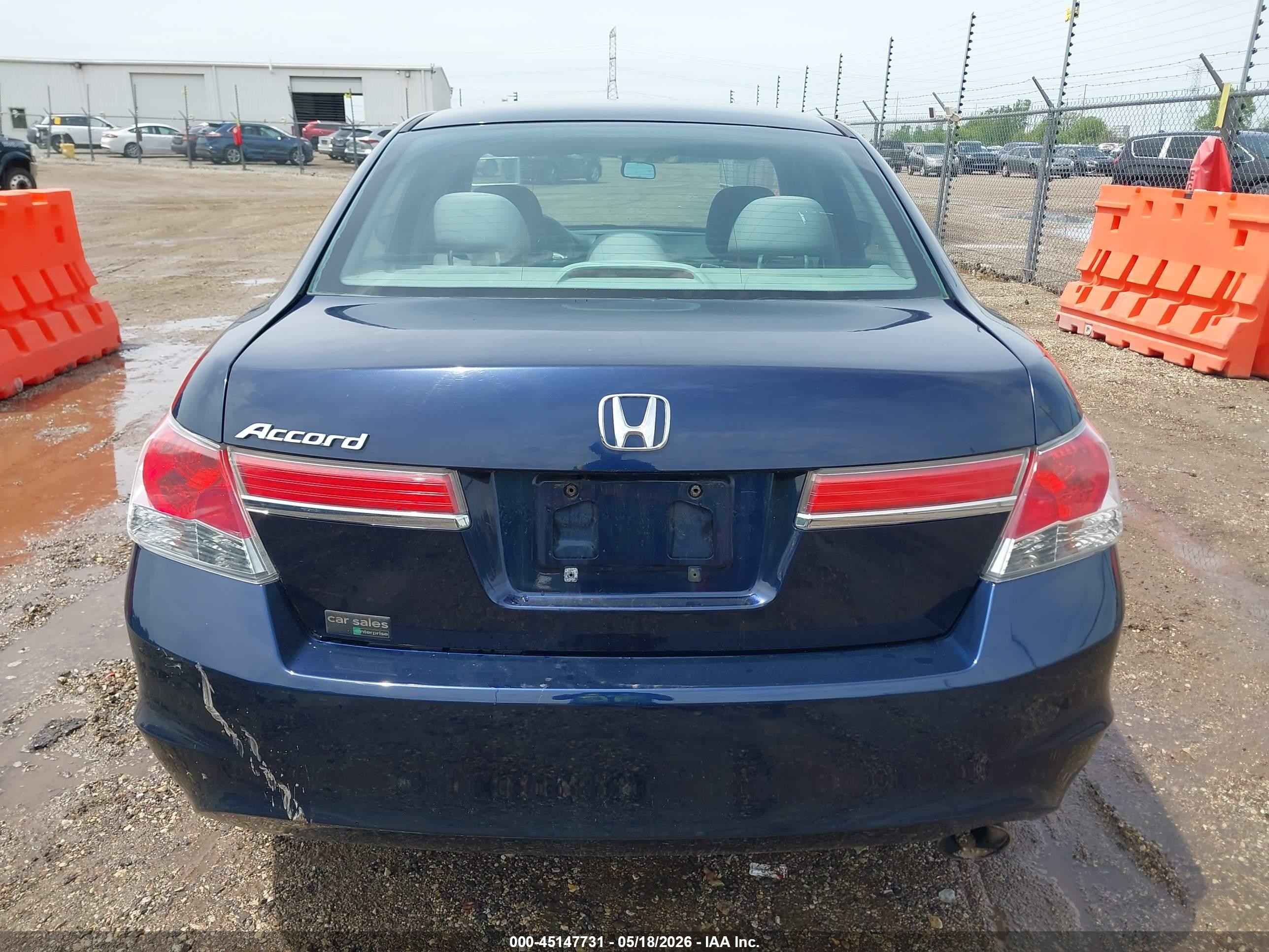 2012 Honda Accord 2.4 Lx Dark Blue vin: 1HGCP2F31CA007755