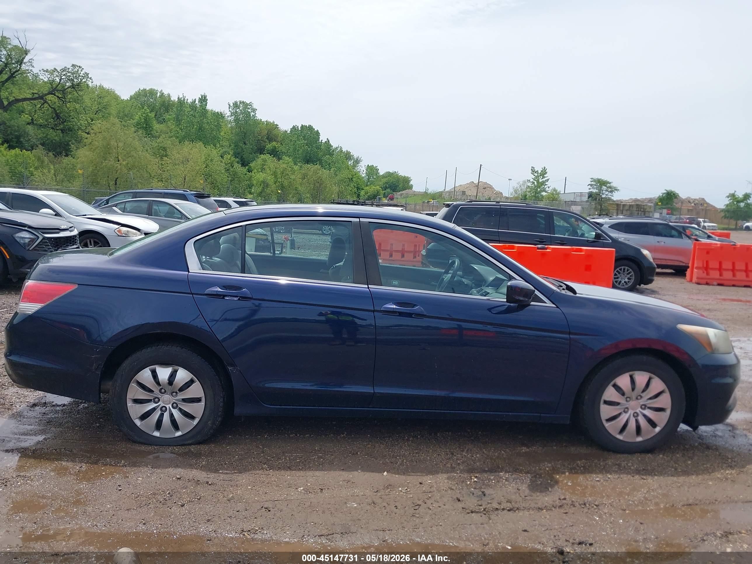 2012 Honda Accord 2.4 Lx Dark Blue vin: 1HGCP2F31CA007755