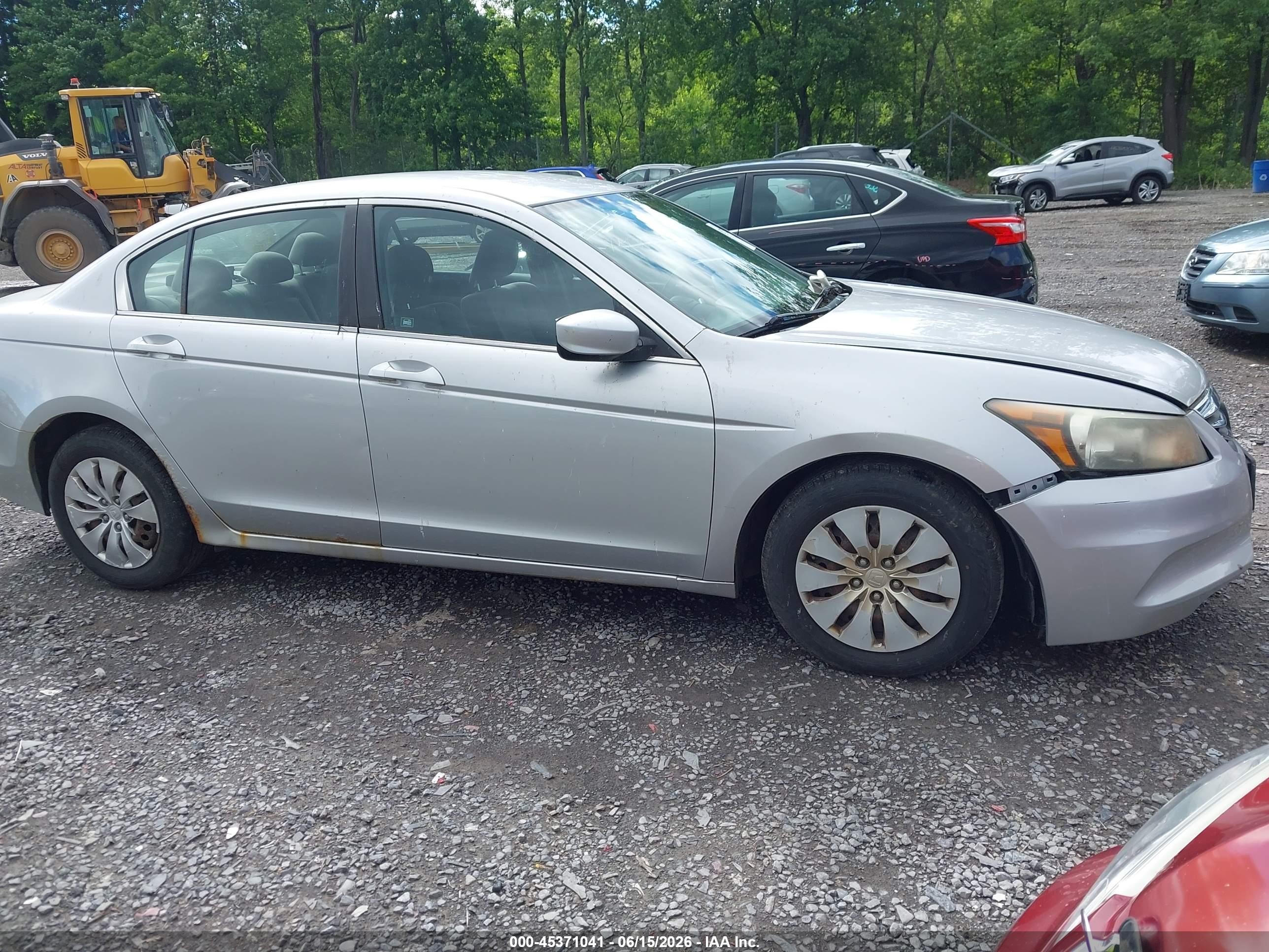 2012 Honda Accord 2.4 Lx Silver vin: 1HGCP2F31CA034874