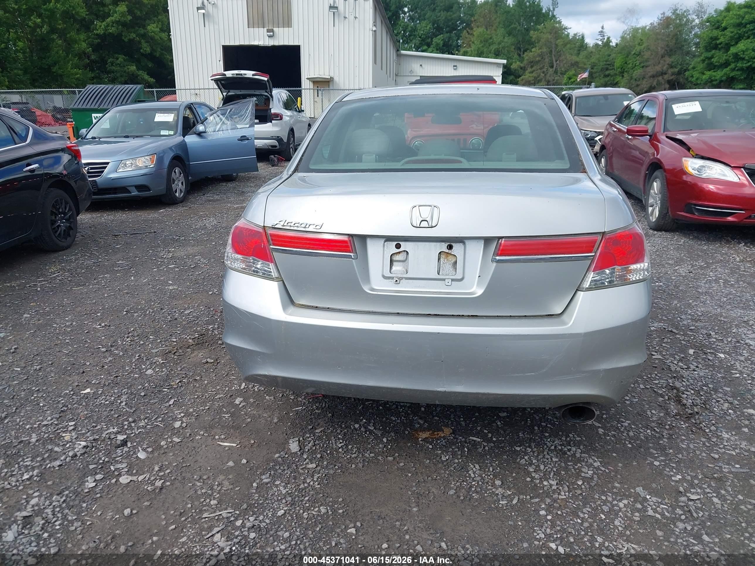 2012 Honda Accord 2.4 Lx Silver vin: 1HGCP2F31CA034874