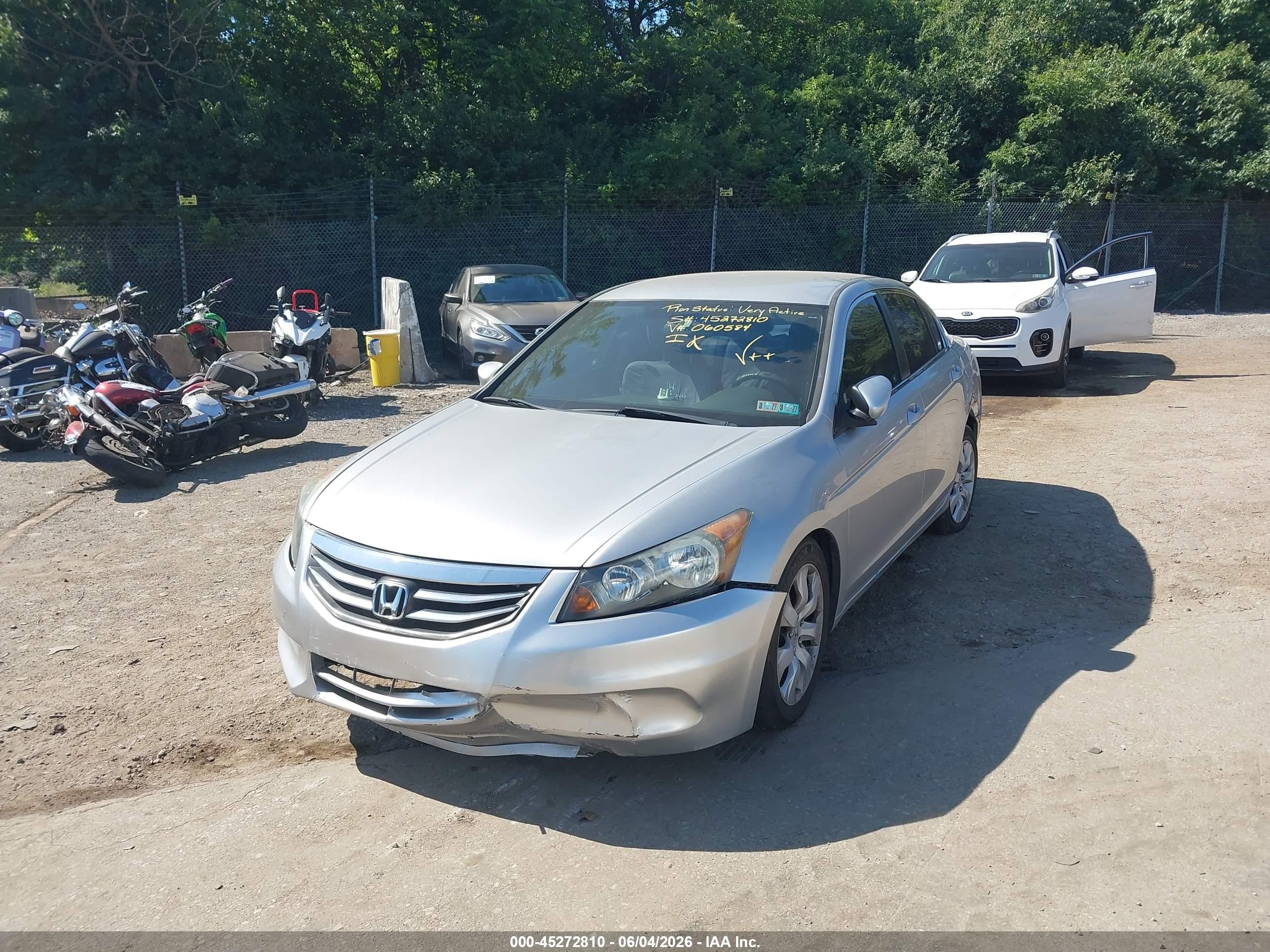 2012 Honda Accord 2.4 Lx Серебряный vin: 1HGCP2F31CA060584