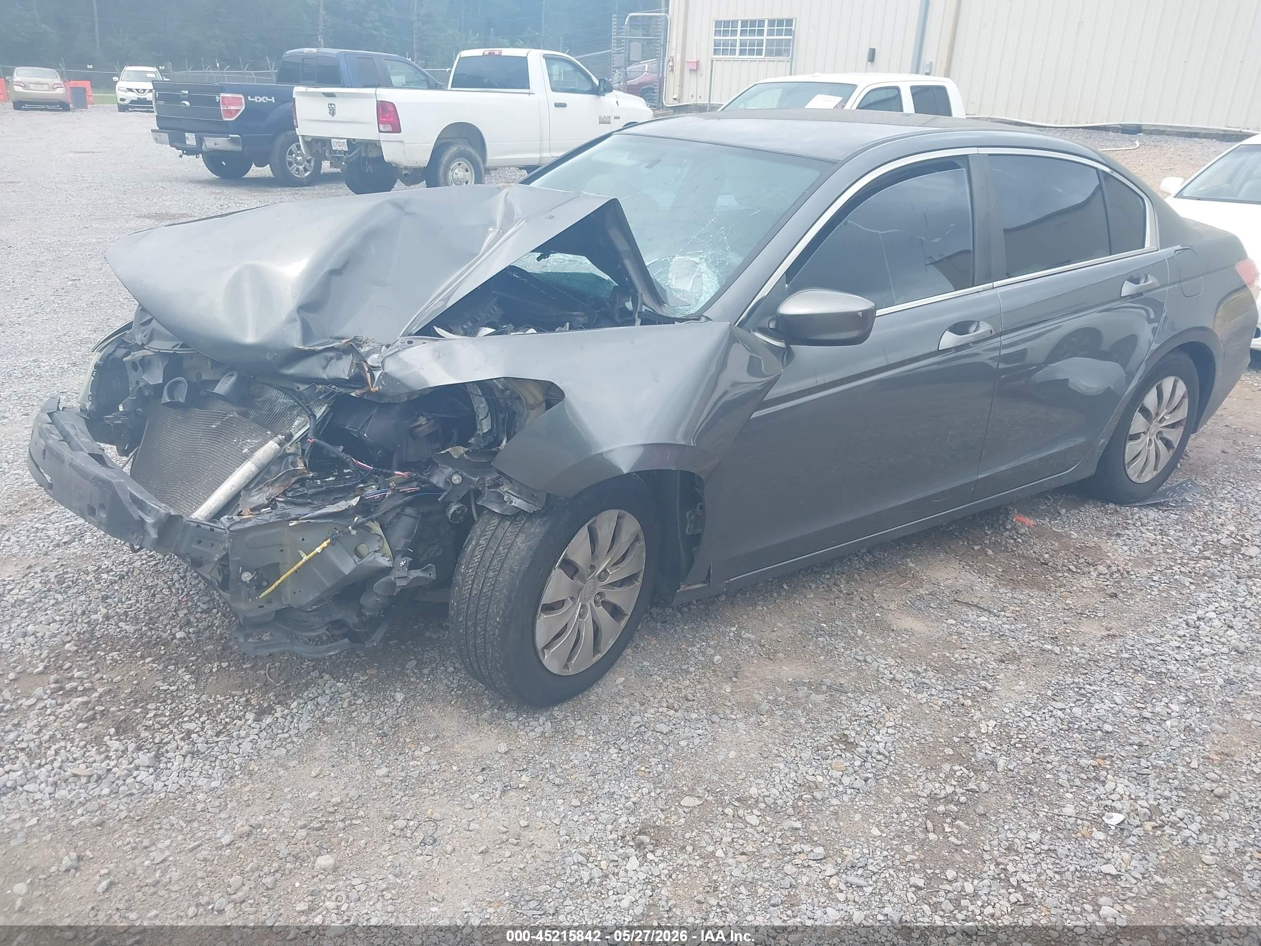 2012 Honda Accord 2.4 Lx Gray vin: 1HGCP2F31CA108360