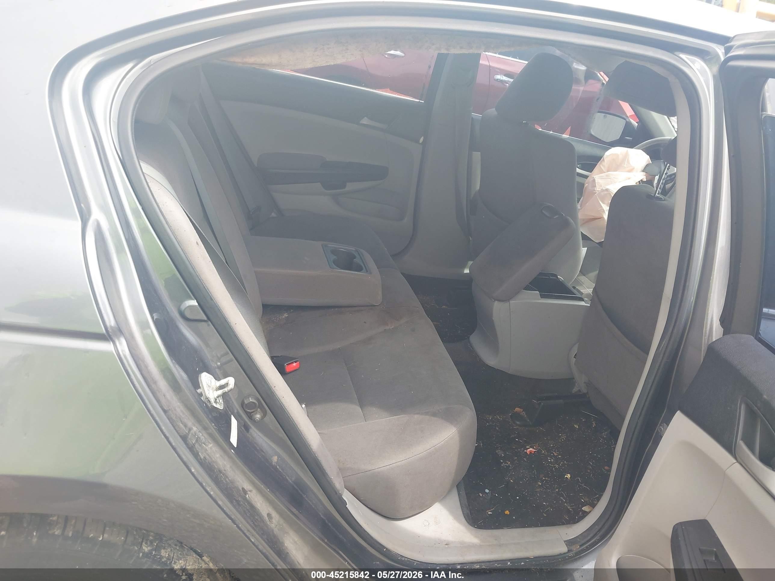 2012 Honda Accord 2.4 Lx Gray vin: 1HGCP2F31CA108360