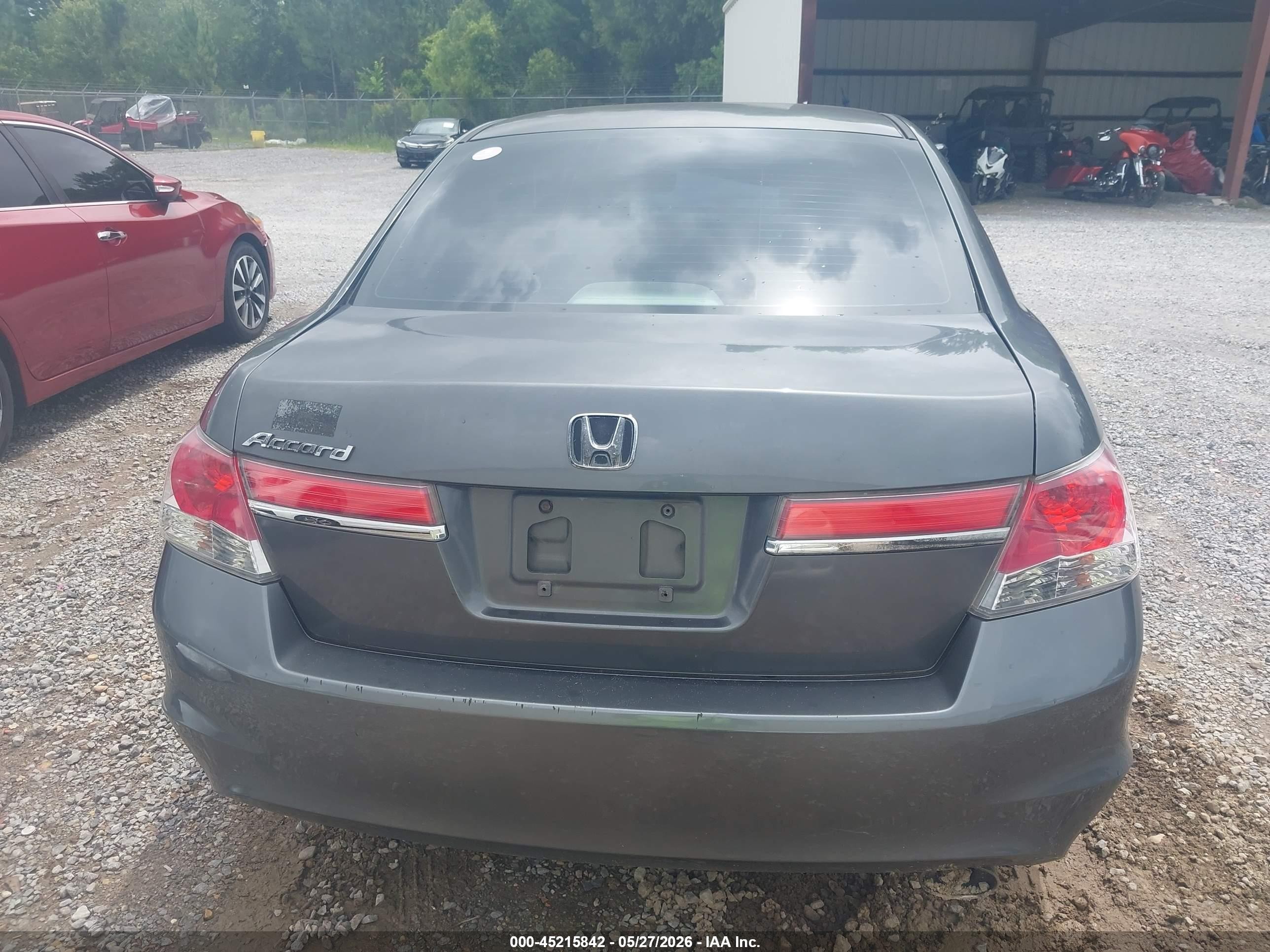 2012 Honda Accord 2.4 Lx Gray vin: 1HGCP2F31CA108360