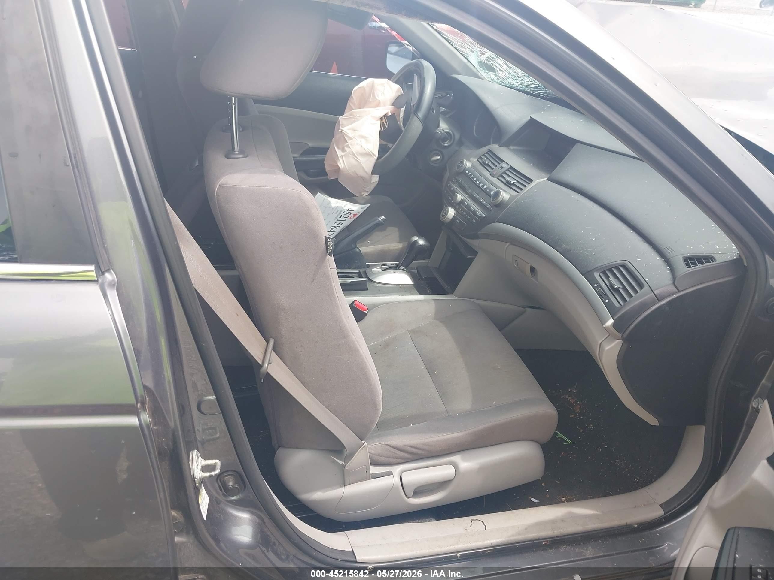 2012 Honda Accord 2.4 Lx Gray vin: 1HGCP2F31CA108360