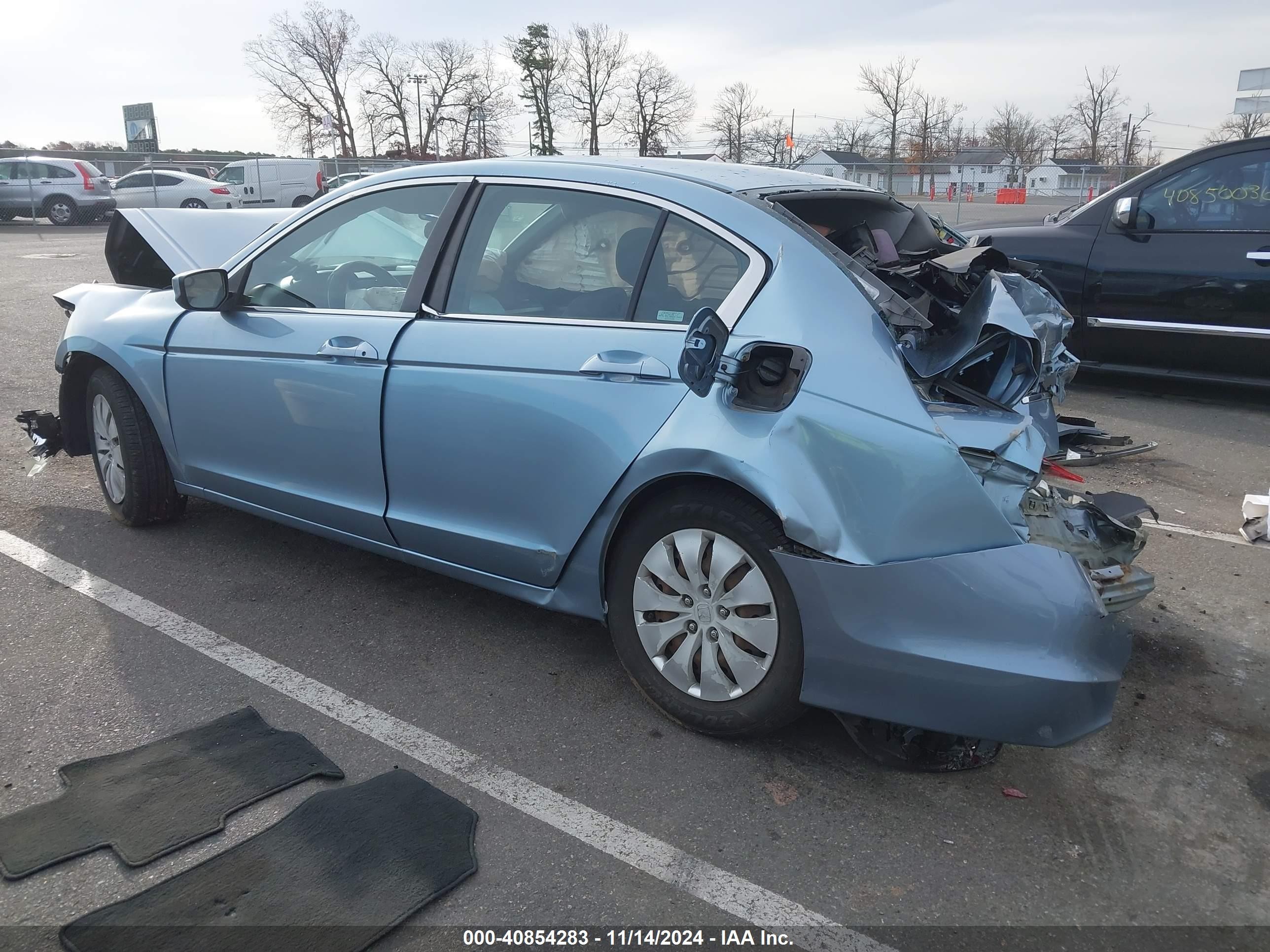 2012 Honda Accord 2.4 Lx Blue vin: 1HGCP2F31CA116894