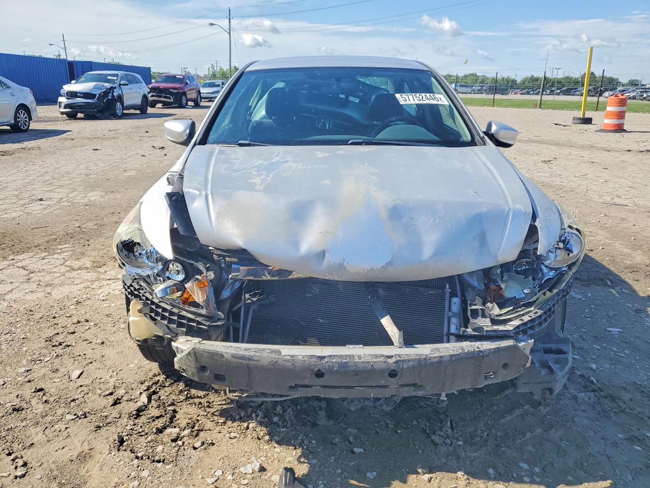 2012 Honda Accord Lx Silver vin: 1HGCP2F31CA133145
