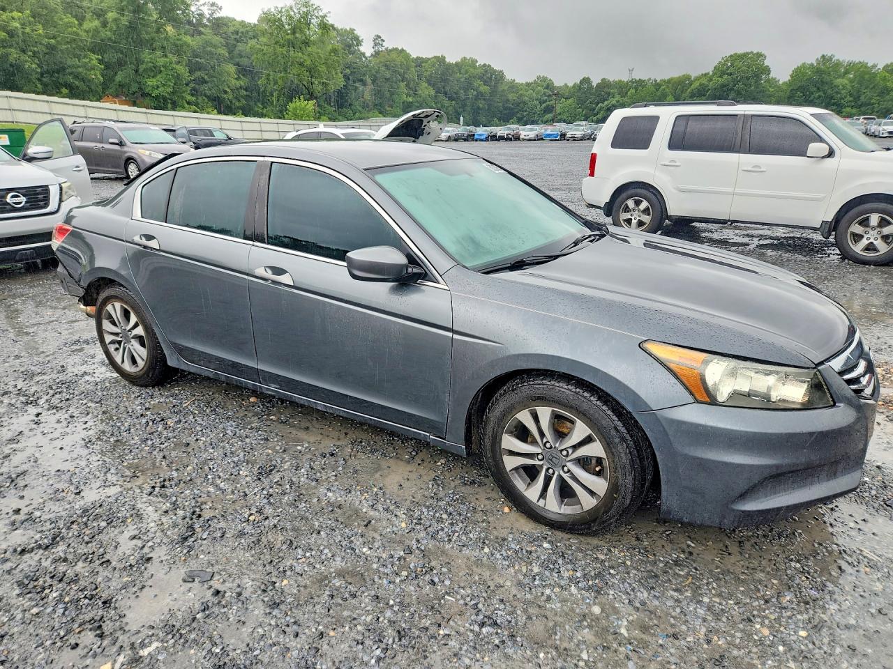 2012 Honda Accord Lx Gray vin: 1HGCP2F31CA150026