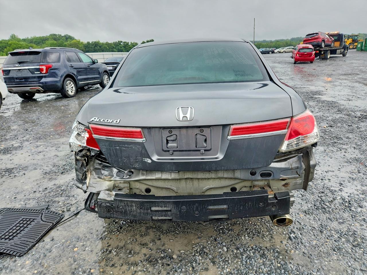 2012 Honda Accord Lx Gray vin: 1HGCP2F31CA150026