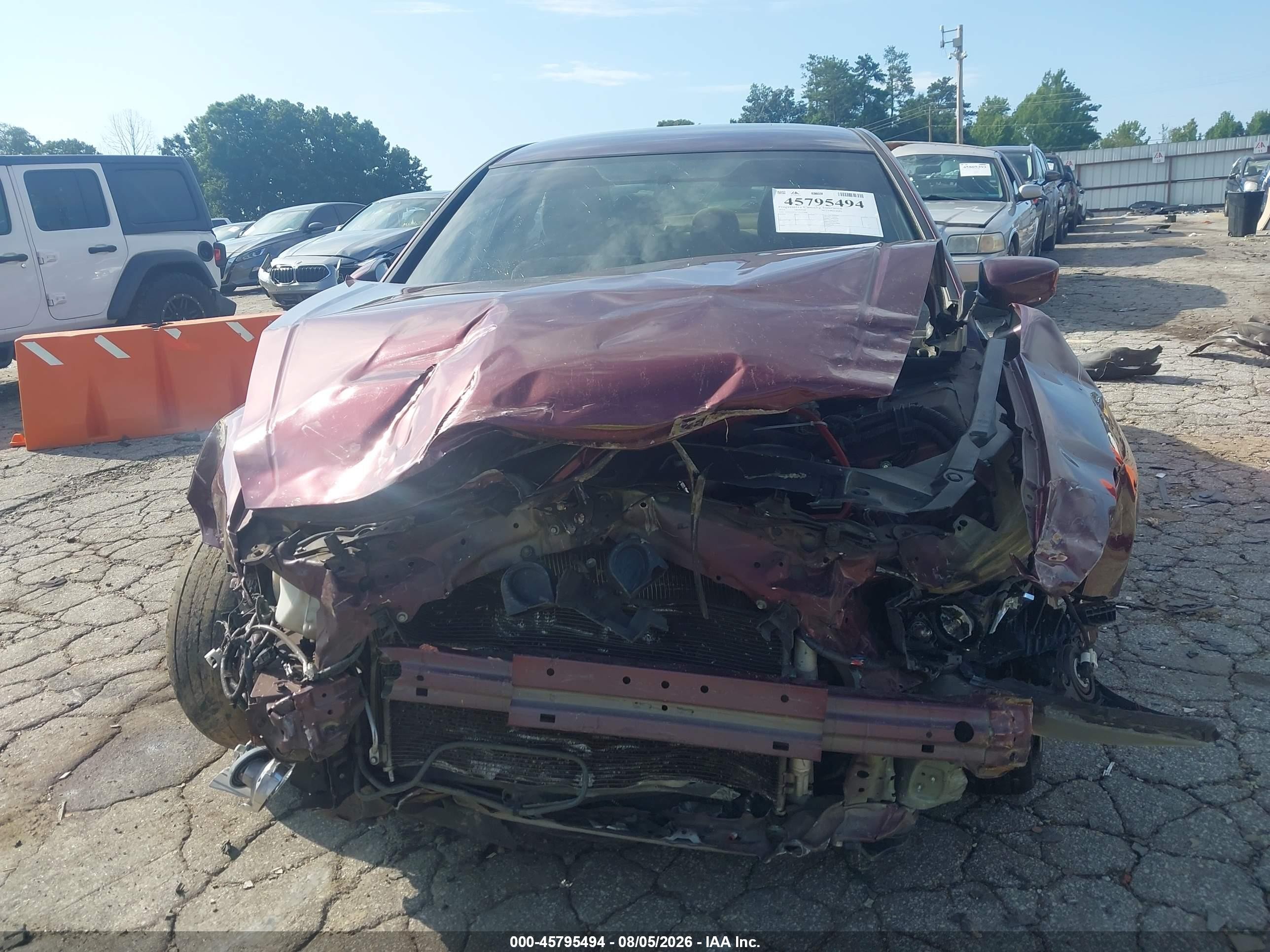 2012 Honda Accord Sdn Lx Burgundy vin: 1HGCP2F31CA157848
