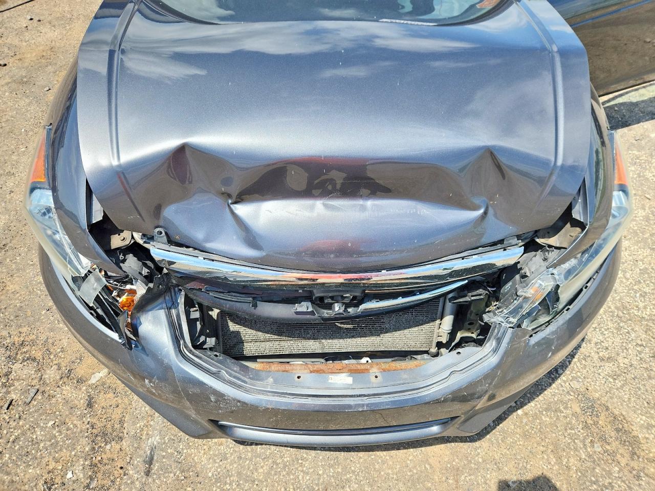 2012 Honda Accord Lx Gray vin: 1HGCP2F31CA199713