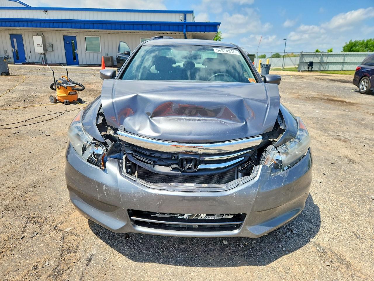 2012 Honda Accord Lx Gray vin: 1HGCP2F31CA199713