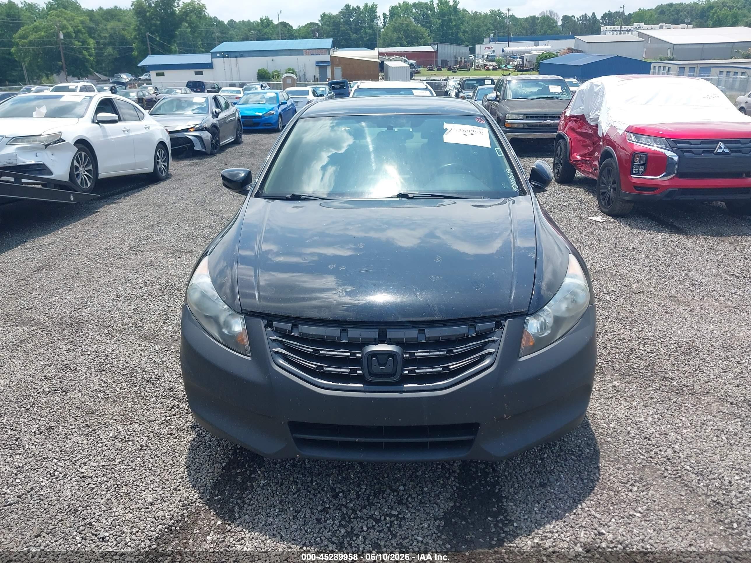 2012 Honda Accord 2.4 Lx Black vin: 1HGCP2F31CA207518