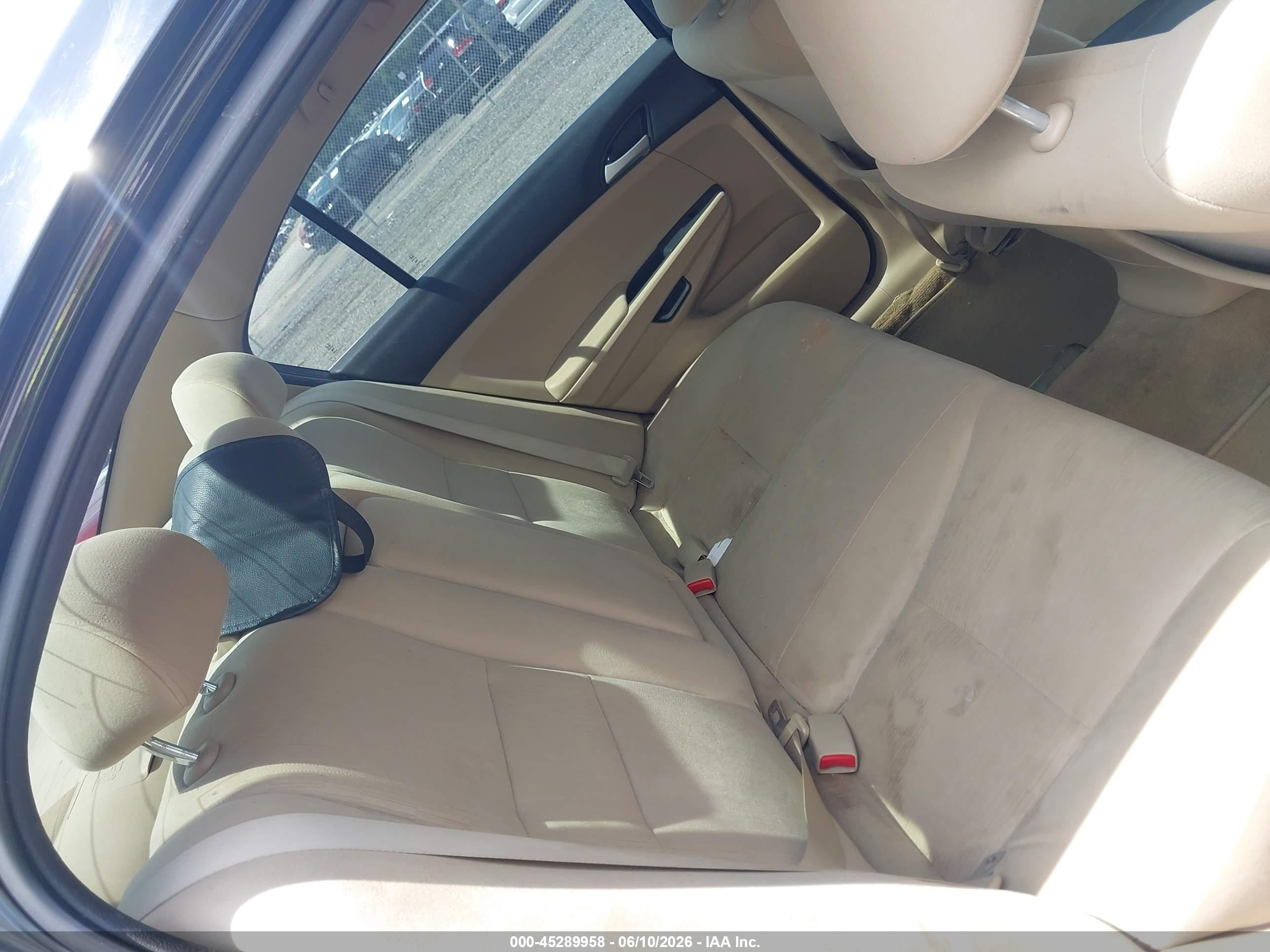 2012 Honda Accord 2.4 Lx Black vin: 1HGCP2F31CA207518