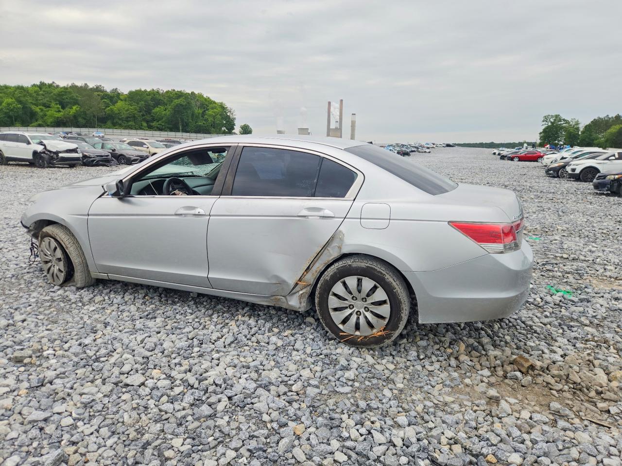 2012 Honda Accord Lx Silver vin: 1HGCP2F31CA208121