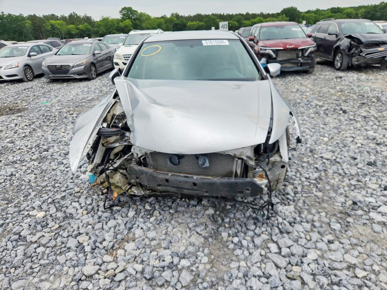 2012 Honda Accord Lx Silver vin: 1HGCP2F31CA208121