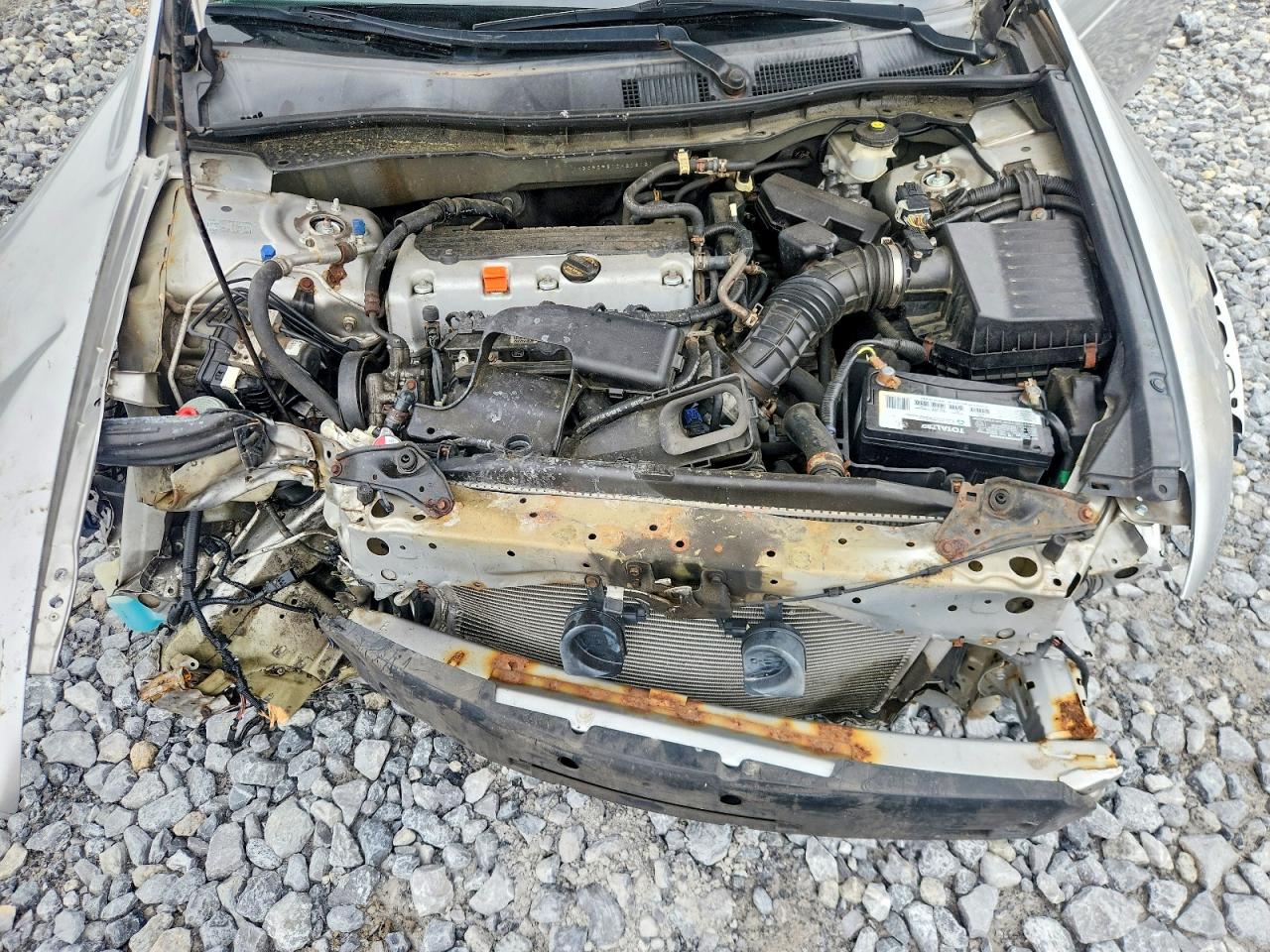 2012 Honda Accord Lx Silver vin: 1HGCP2F31CA208121