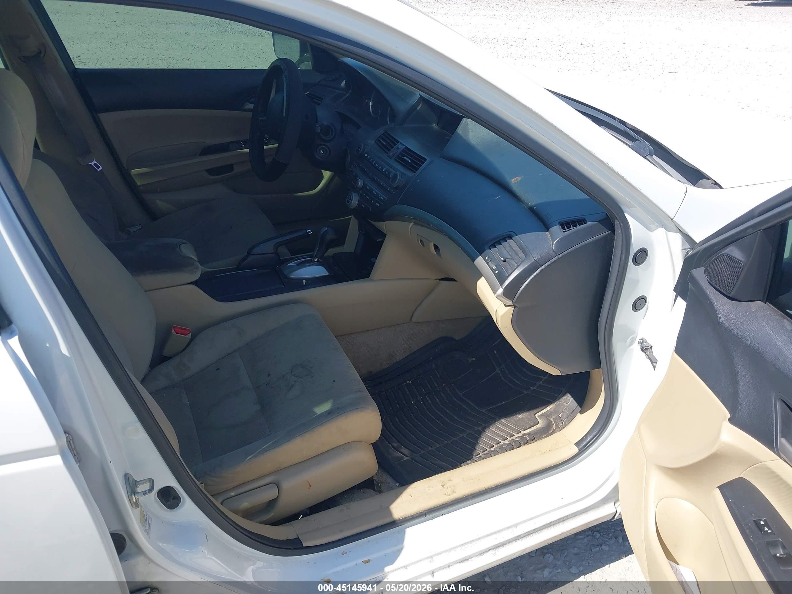 2012 Honda Accord 2.4 Lx White vin: 1HGCP2F31CA211049