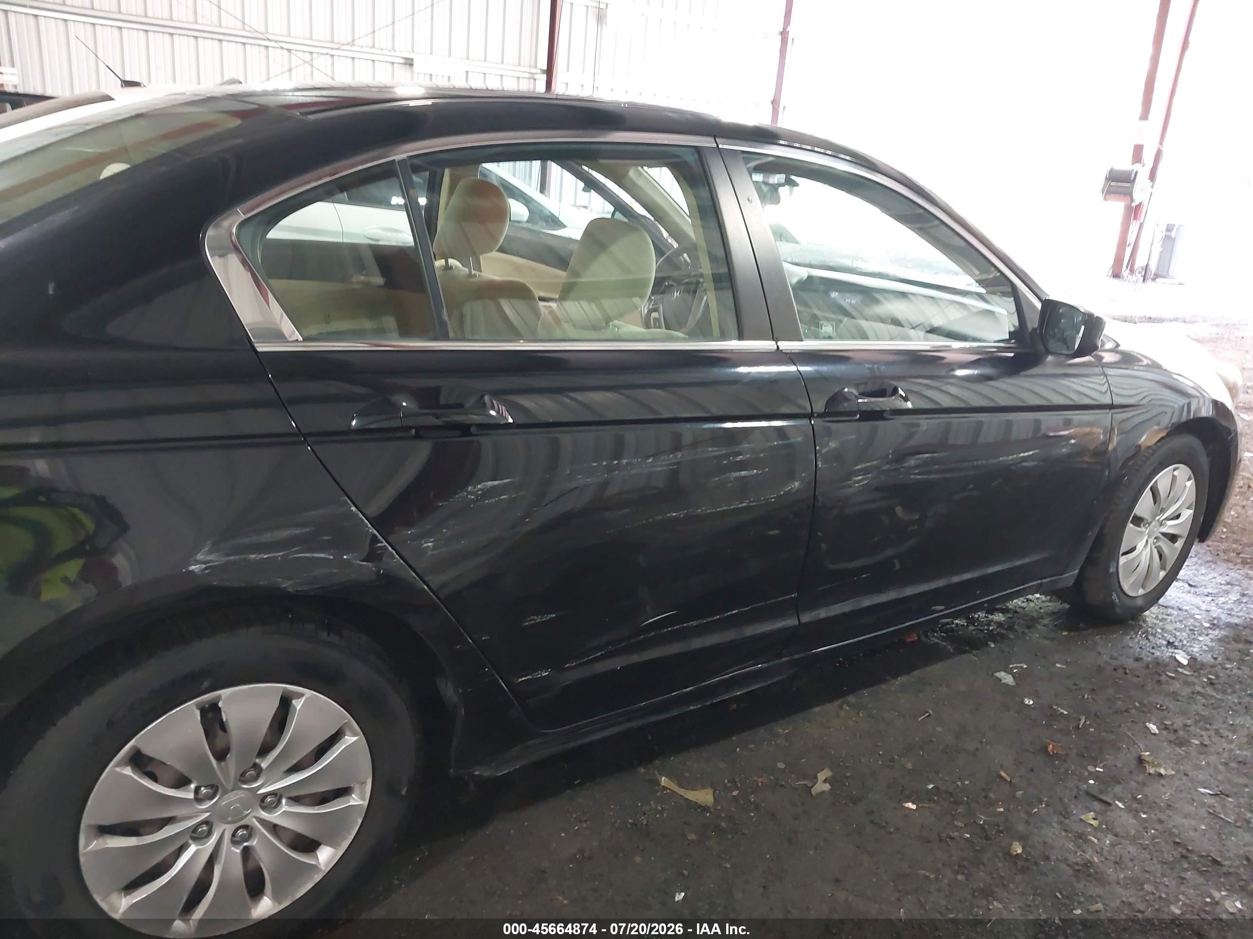 2012 Honda Accord 2.4 Lx Black vin: 1HGCP2F31CA211939
