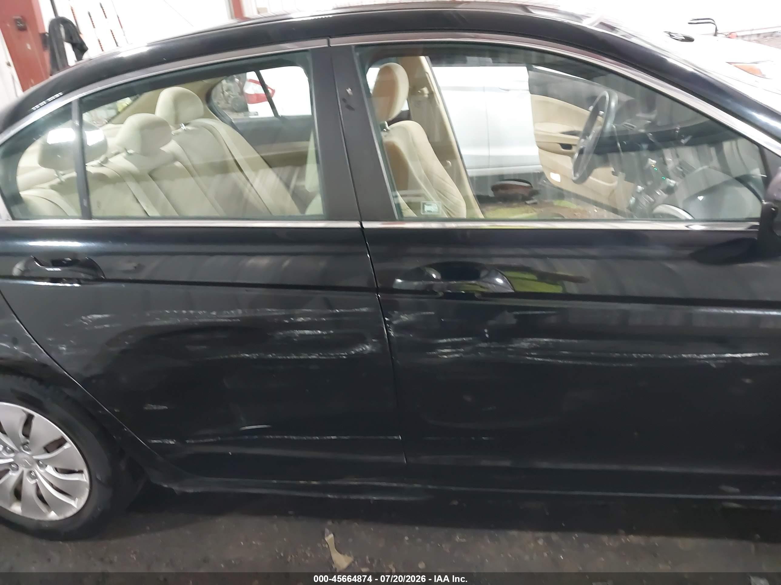 2012 Honda Accord 2.4 Lx Black vin: 1HGCP2F31CA211939