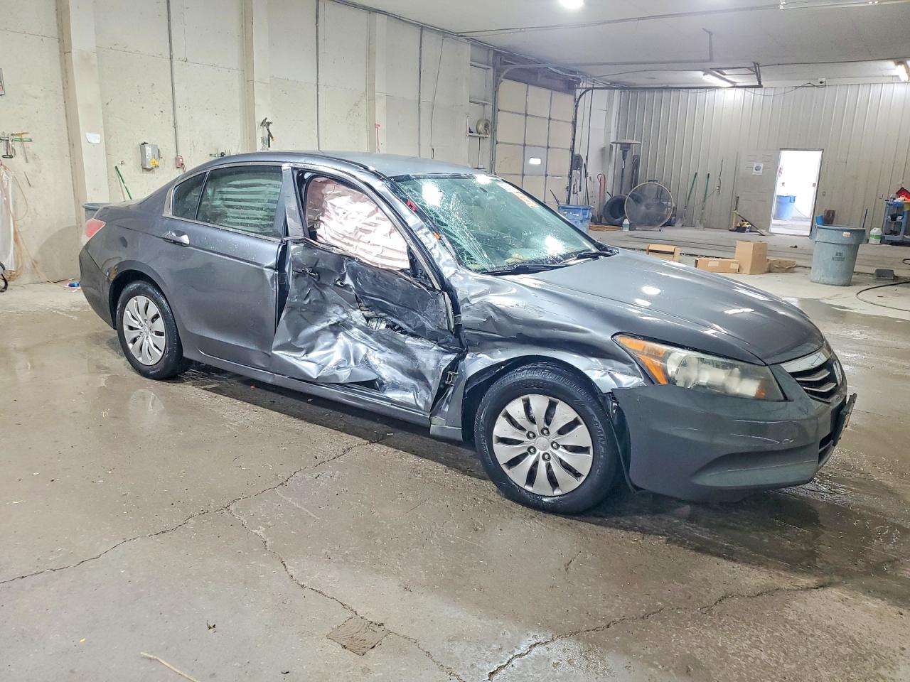 2012 Honda Accord Lx Gray vin: 1HGCP2F31CA212394