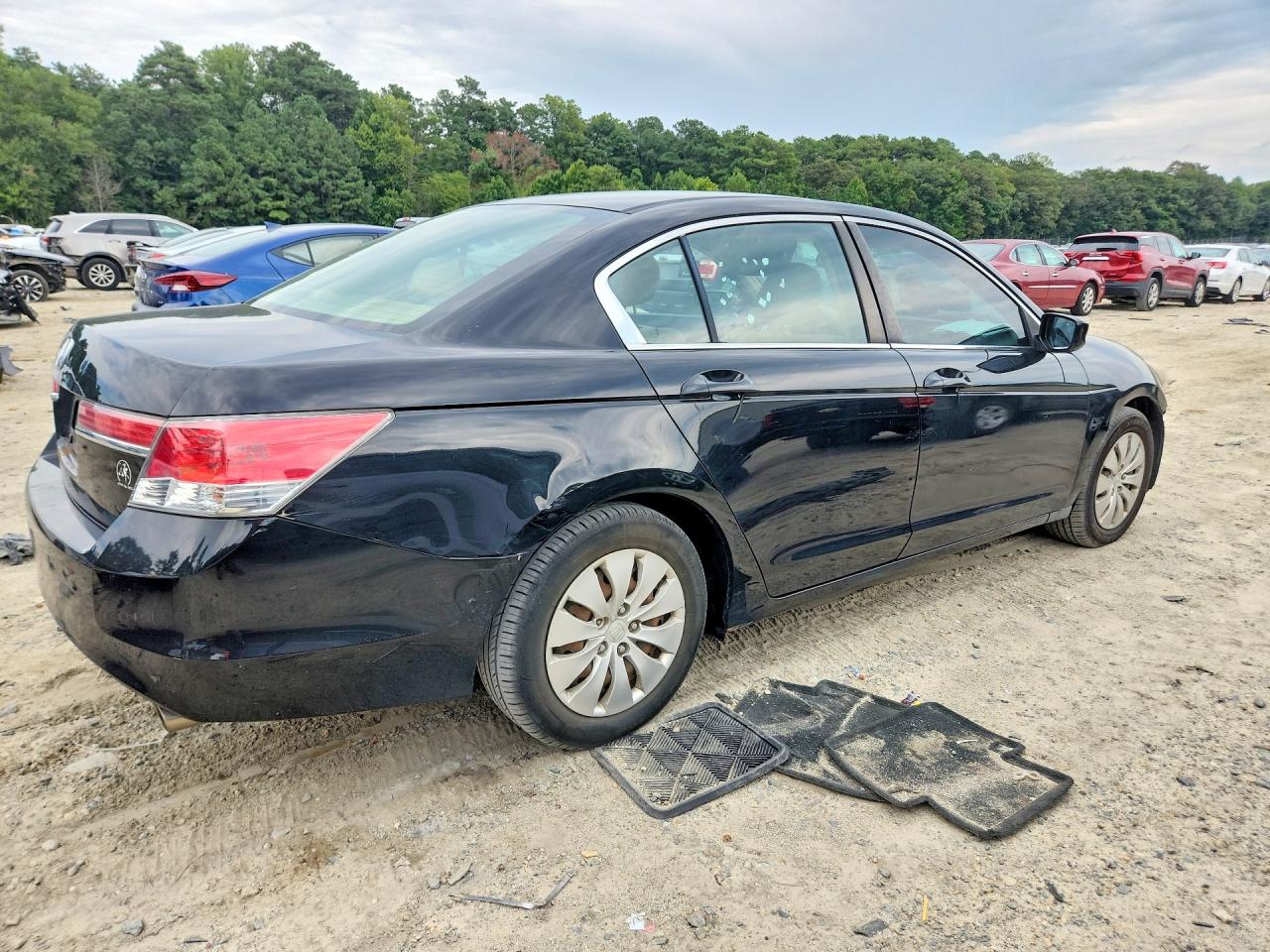 2012 Honda Accord Lx Black vin: 1HGCP2F31CA212444