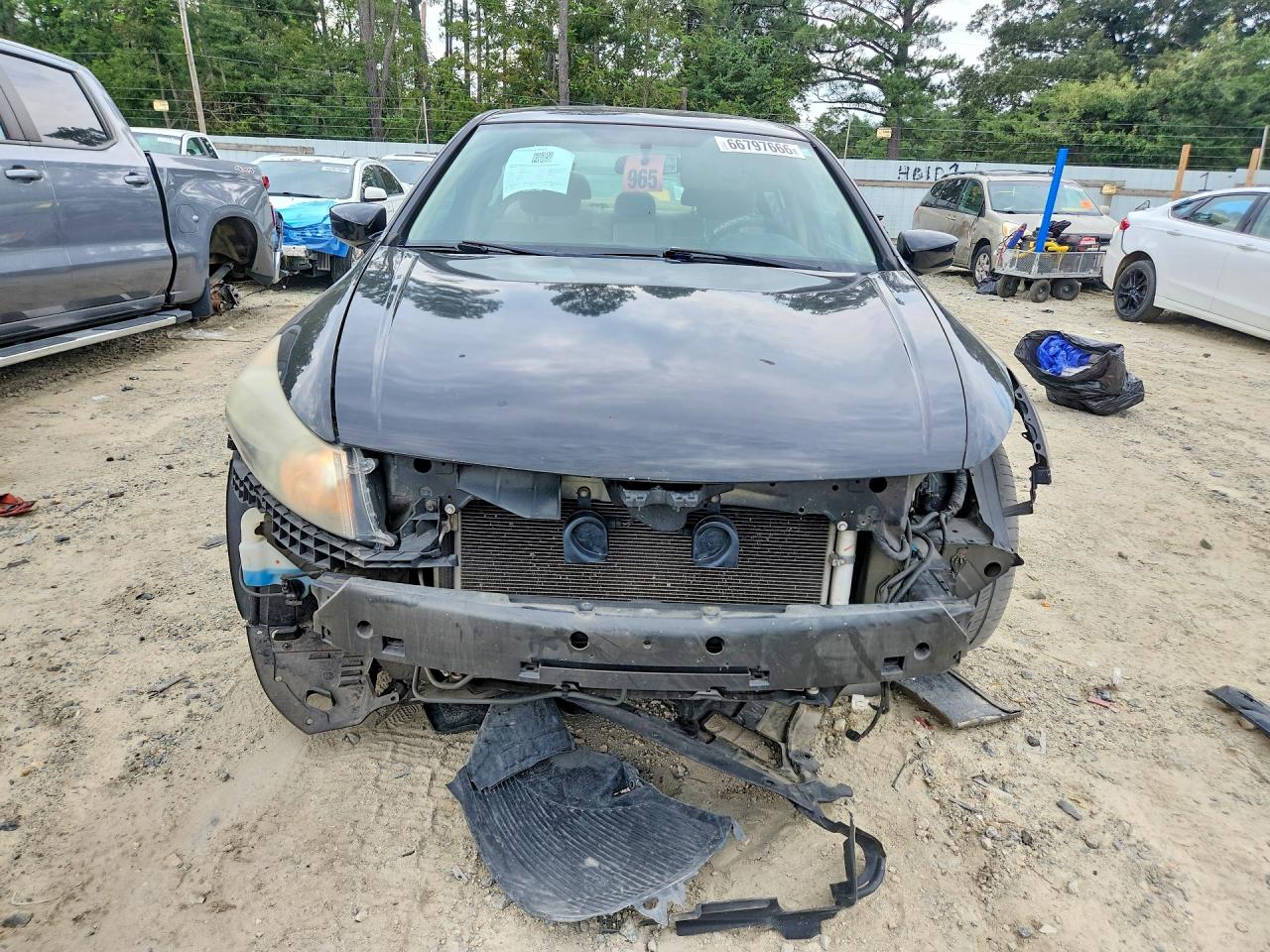 2012 Honda Accord Lx Black vin: 1HGCP2F31CA212444