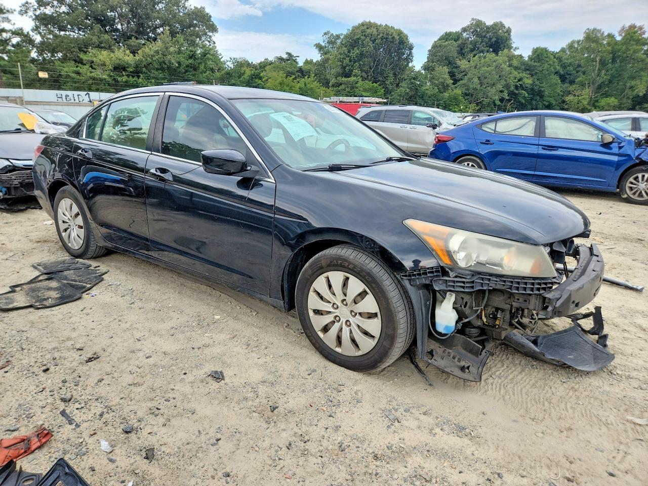 2012 Honda Accord Lx Black vin: 1HGCP2F31CA212444